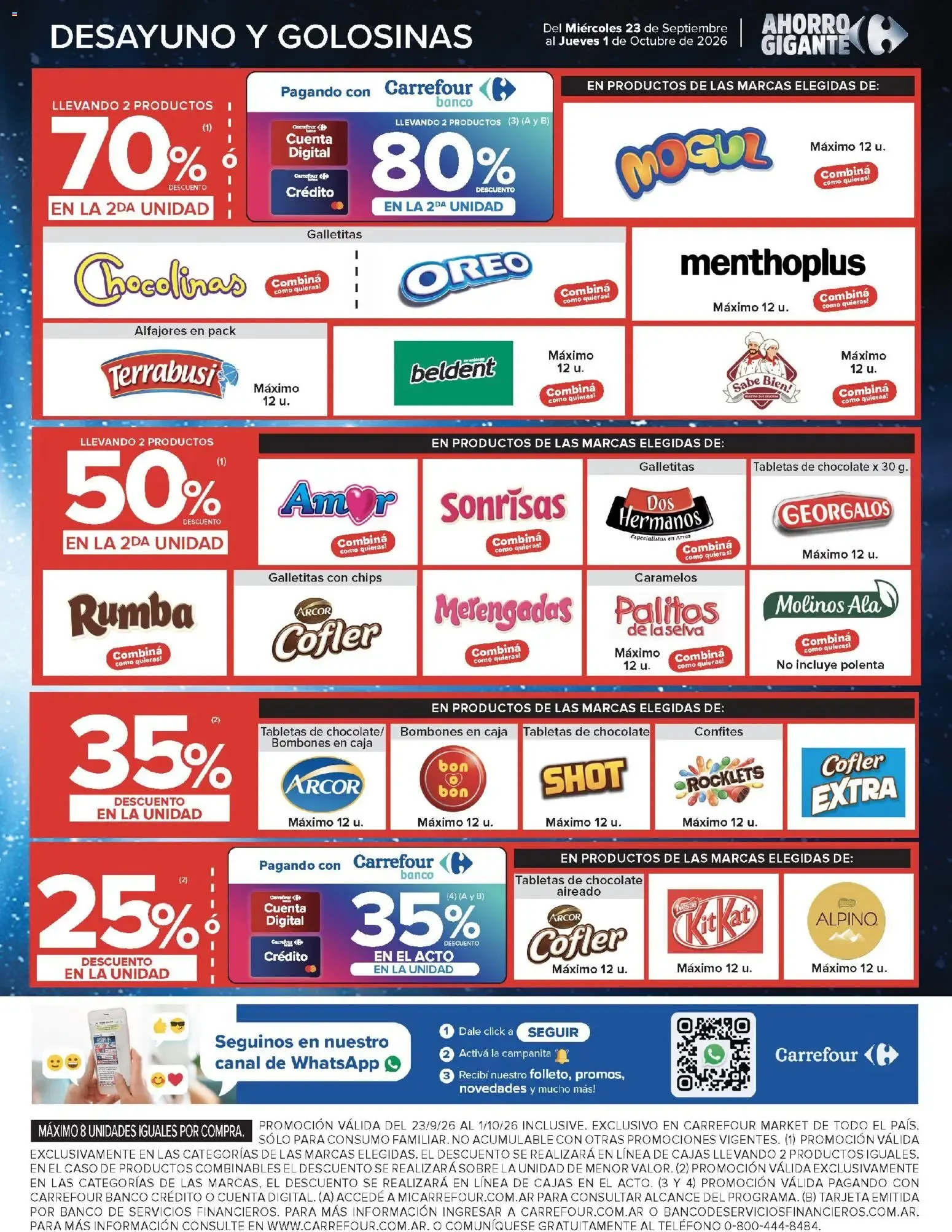 Ofertas de Carrefour Ofertas || del 23/09/2026 - 01/10/2026 || Promociones 23 de septiembre al 1 de octubre 2026 - Página 40 del catálogo