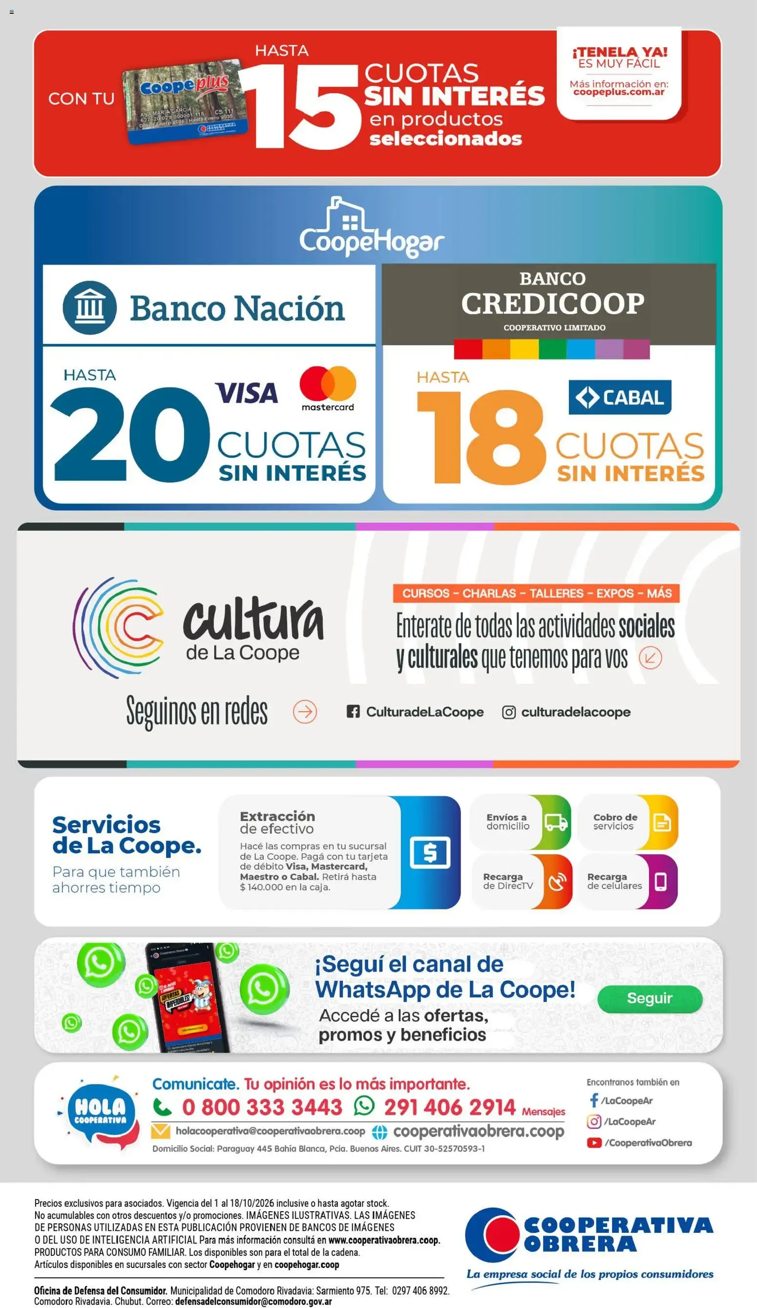 Ofertas de CoopeHogar - Mes Aniversario y ¡Feliz Día, Mamá! La mejor sorpresa 1 de octubre al 18 de octubre 2026 - Página 17 del catálogo
