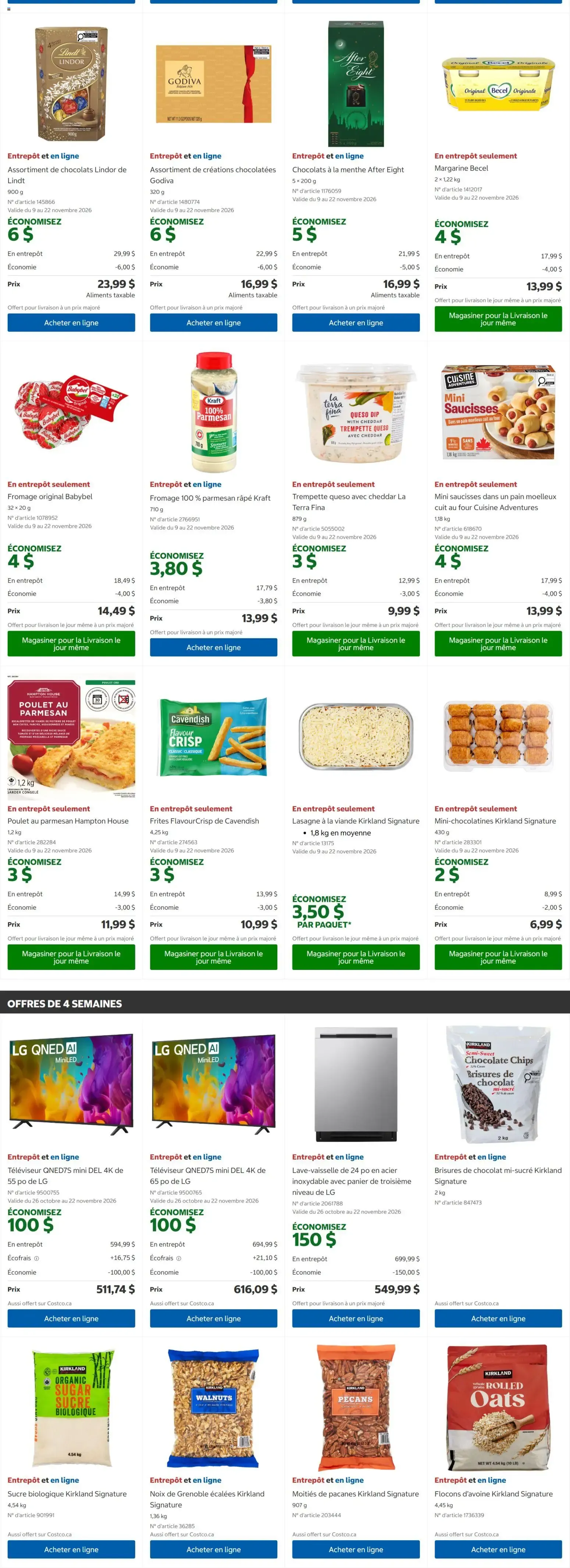 Costco circulaire from Oct 26, 2026 > weekly specials & deals from October 26 to November 8 2026 - flyer page 3