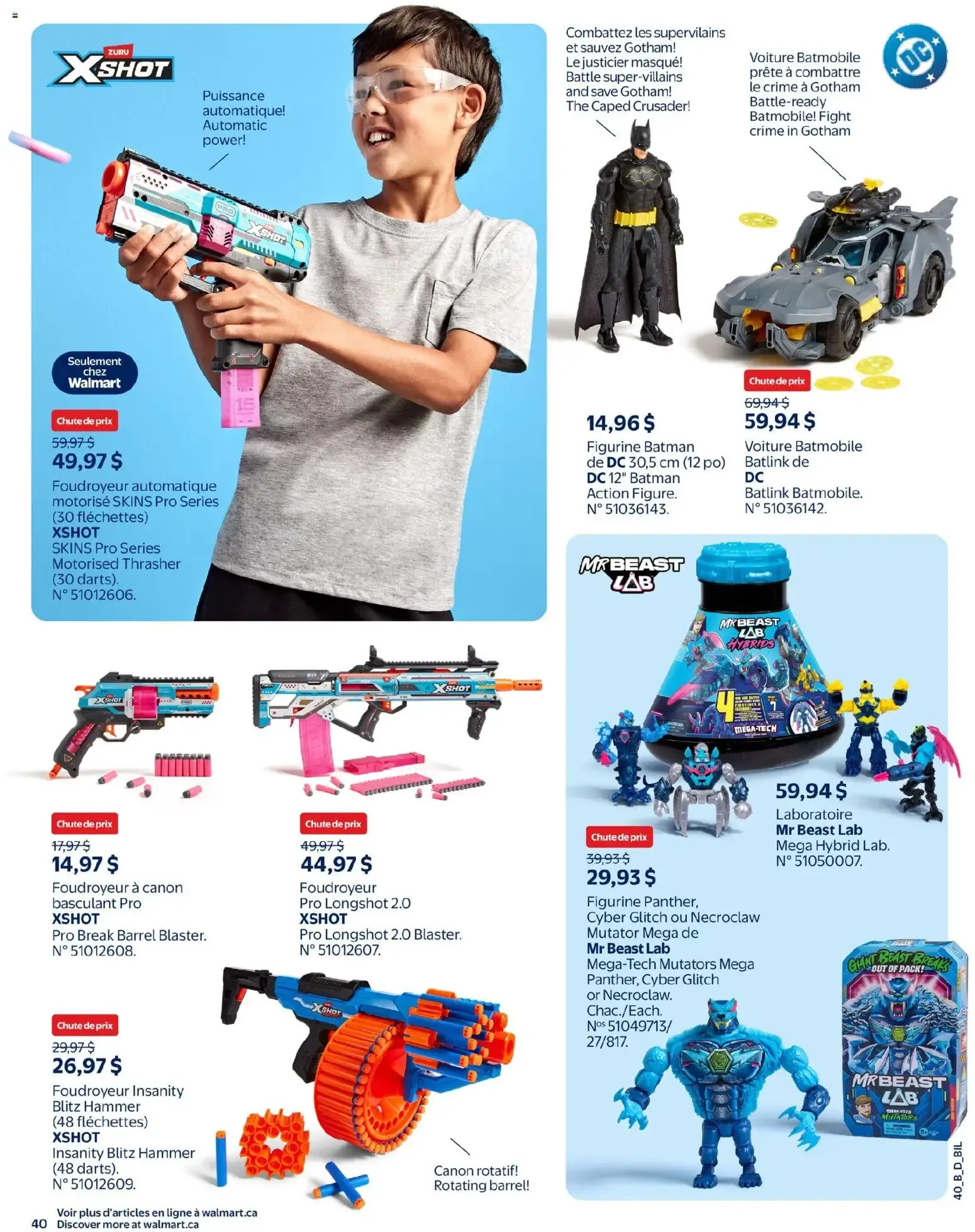 Walmart circulaire - Livret des jouets from Oct 15, 2026 > weekly specials & deals from October 15 to December 23 2026 - flyer page 52