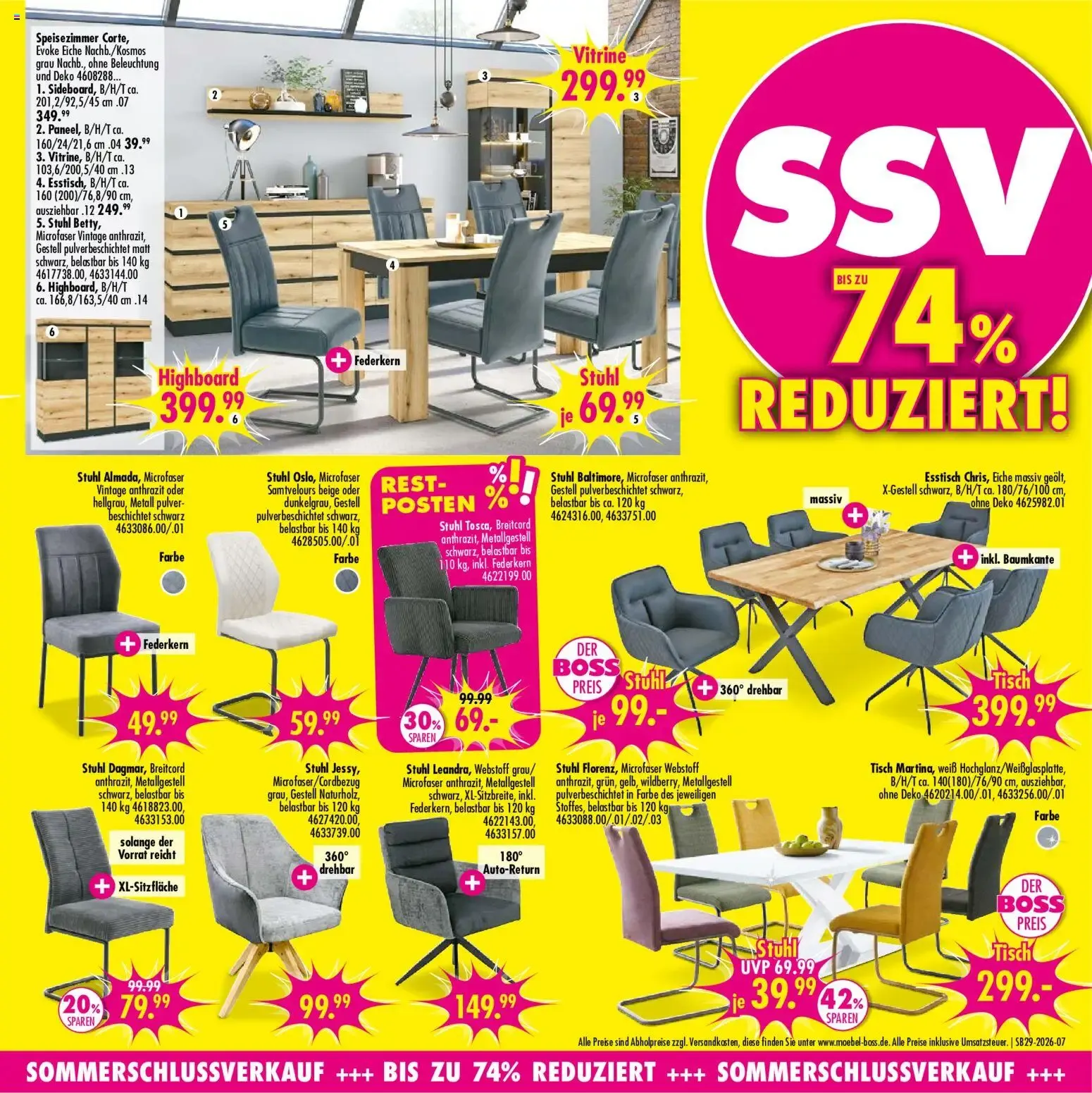 SB Möbel Boss Prospekt (ab 11.07.2026) zum Blättern von 11. Juli bis 24. Juli 2026 - Prospekt seite 7