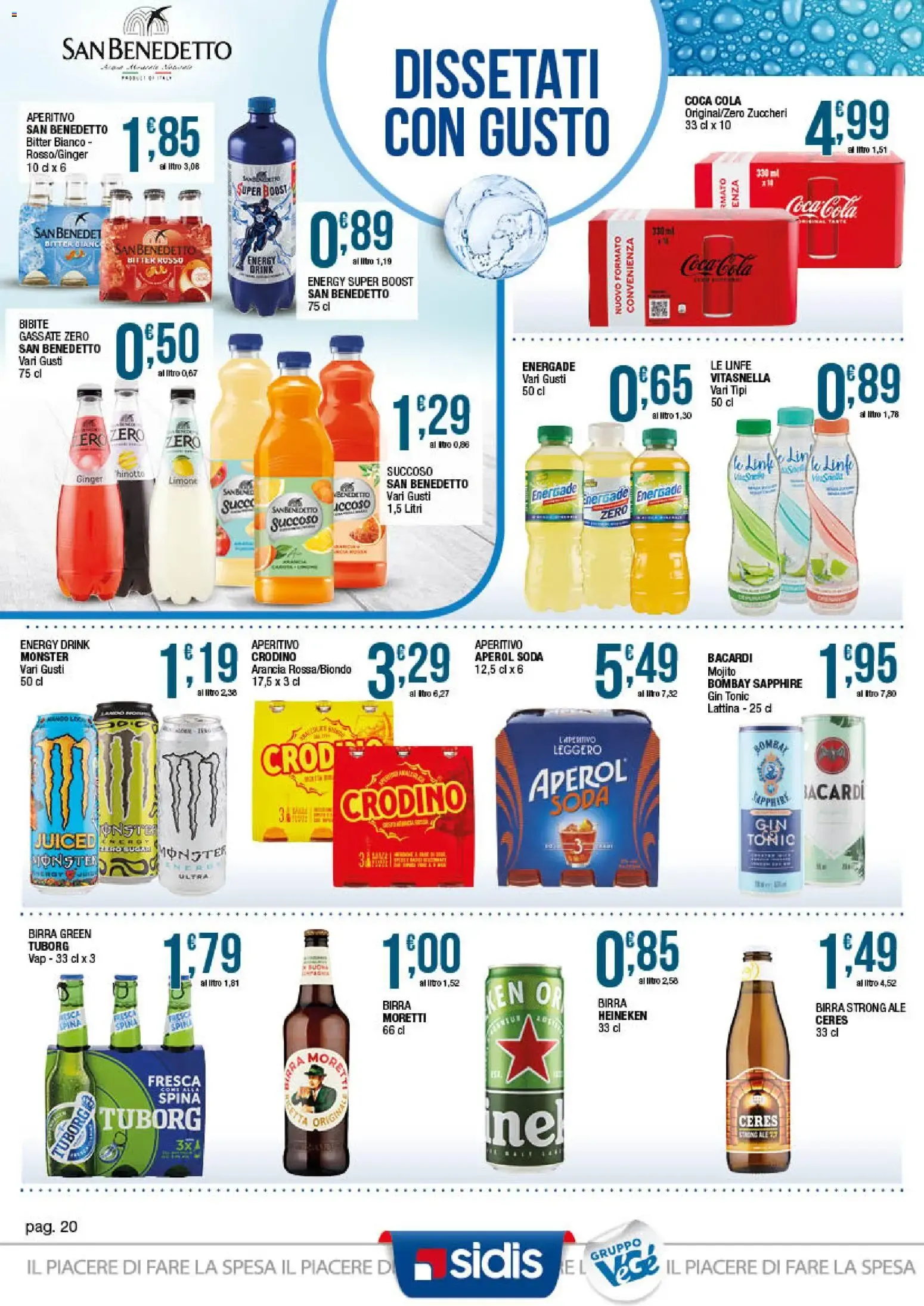 Sidis volantino dal 29/06/2026 - online Offerte da 29 giugno a 11 luglio di 2026 - Pagina del volantino 20