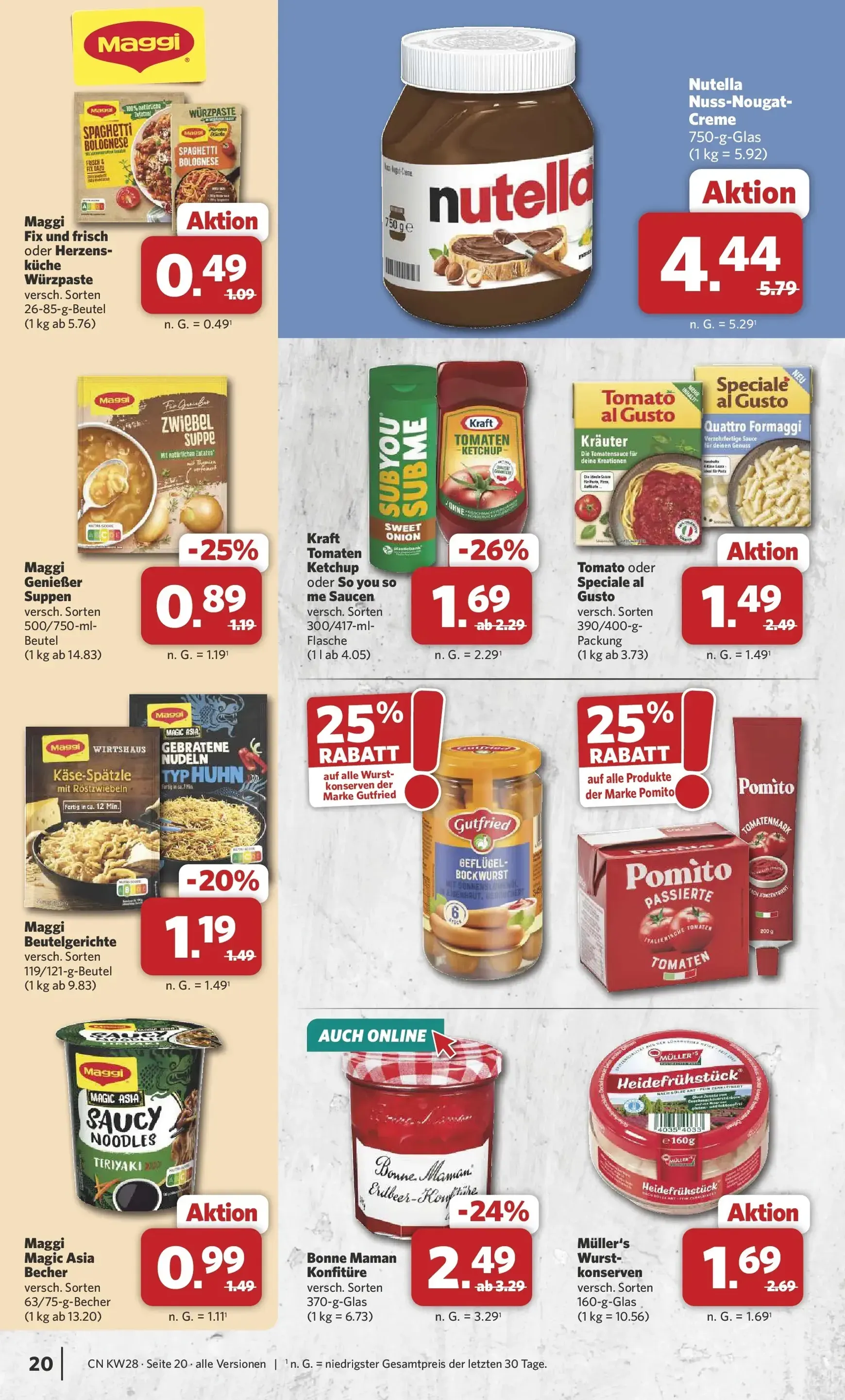 Combi Prospekt – von Montag 06.07.2026 bis Samstag 11.07.2026 von 6. Juli bis 11. Juli 2026 - Prospekt seite 20