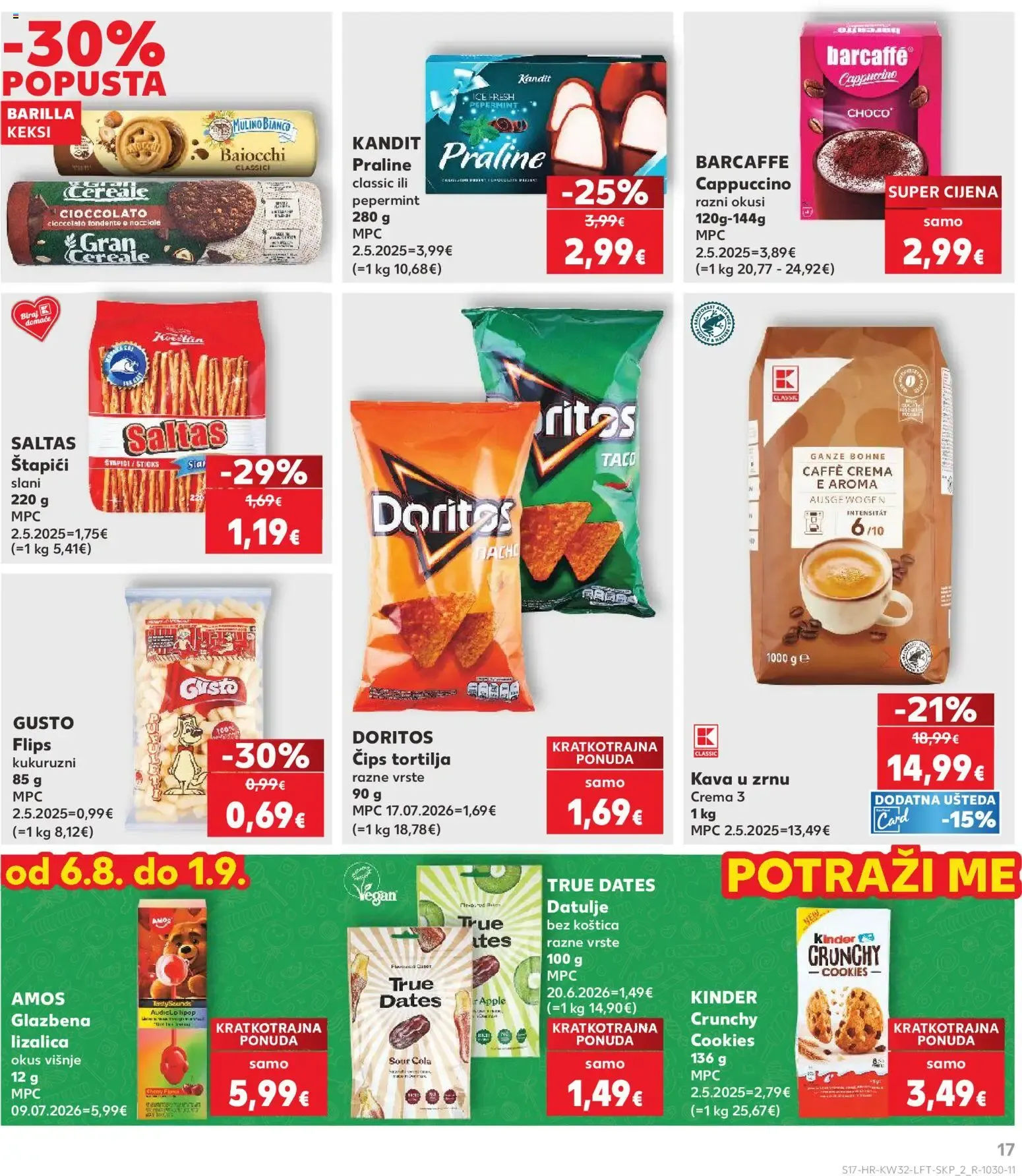 Katalog Kaufland Katalog novi od 06.08.2026 na listanje > letak digitalni od 6. kolovoza do 11. kolovoza 2026. - Pregled Stranica 17