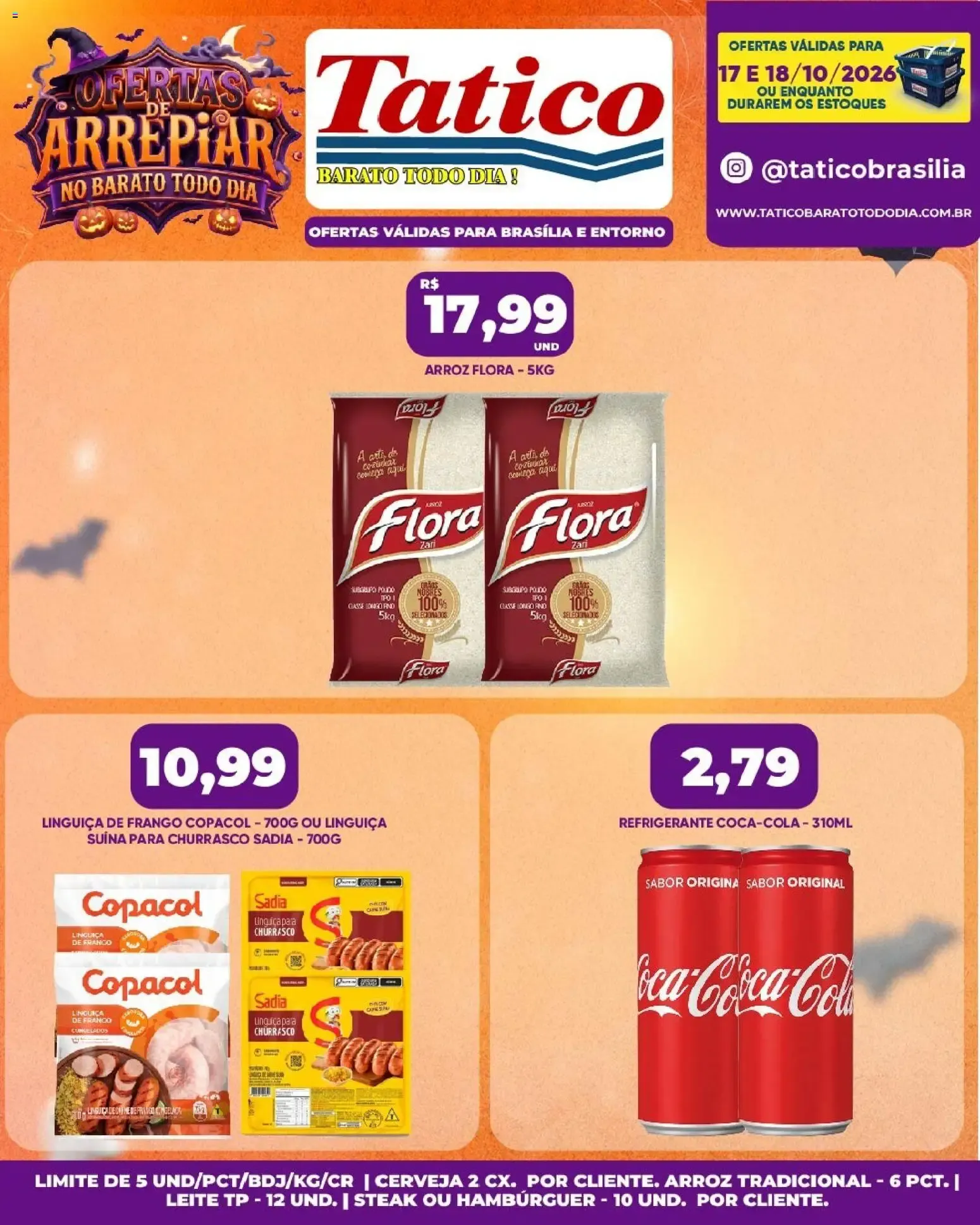 Encarte de Tatico ofertas Fim de Semana de 17/10/2026 | Promoções Online 17 de outubro até 18 de outubro 2026 - Pagina 8