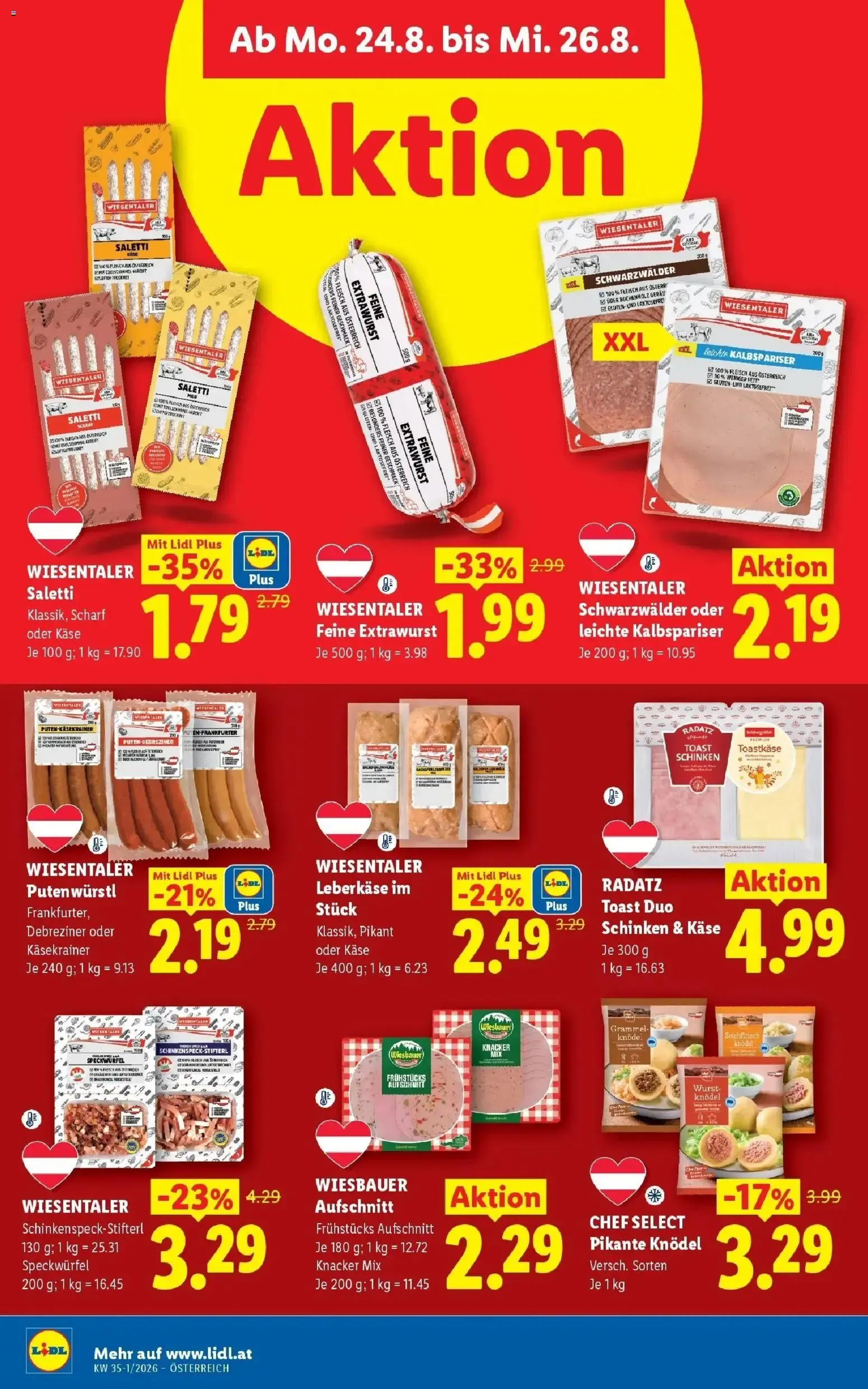 Lidl Plus - Österreichs günstigste Preise von 20. August bis 22. August 2026 - Flugblätt seite 43