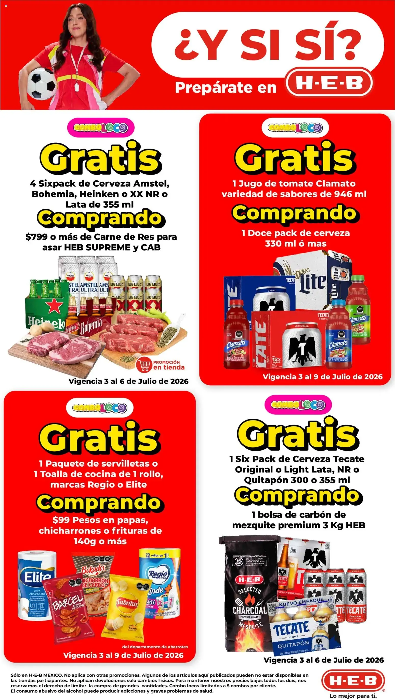 Catálogo de ¿Y SI SÍ? Prepárate en H-E-B 3 de julio al 9 de julio 2026 - Pagina 1