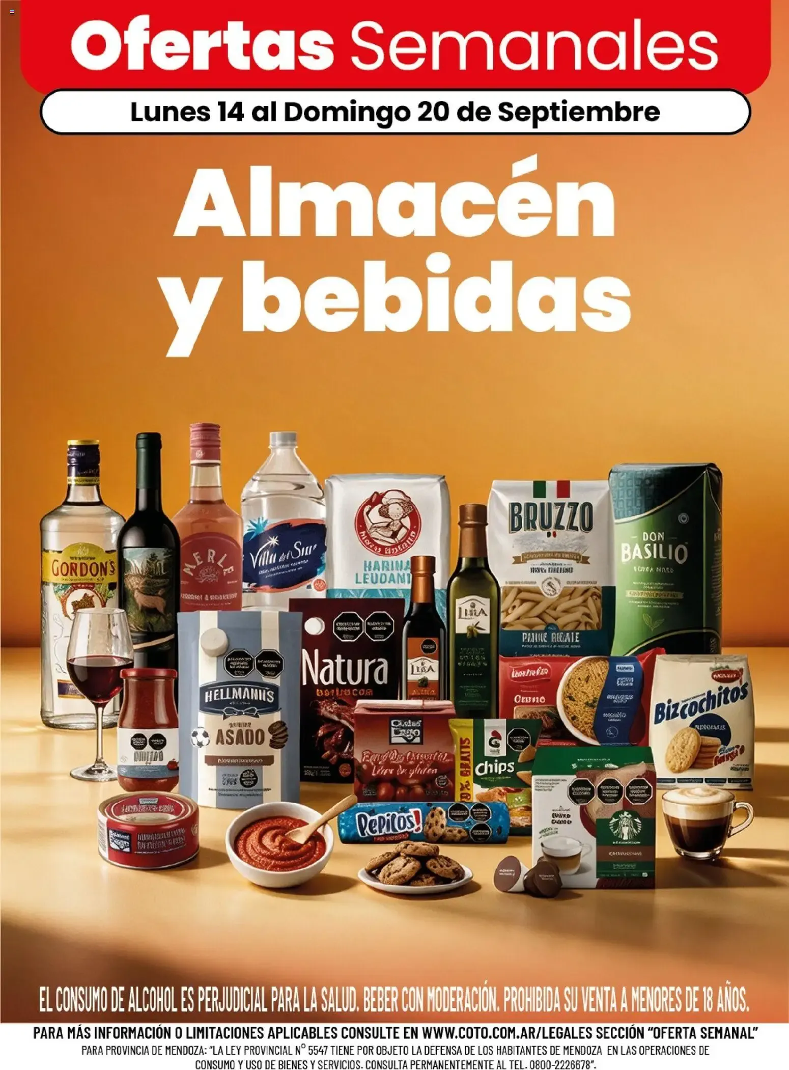Ofertas de Ofertas Semanales Almacén y bebidas 14 de septiembre al 20 de septiembre 2026 - Página 1 del catálogo