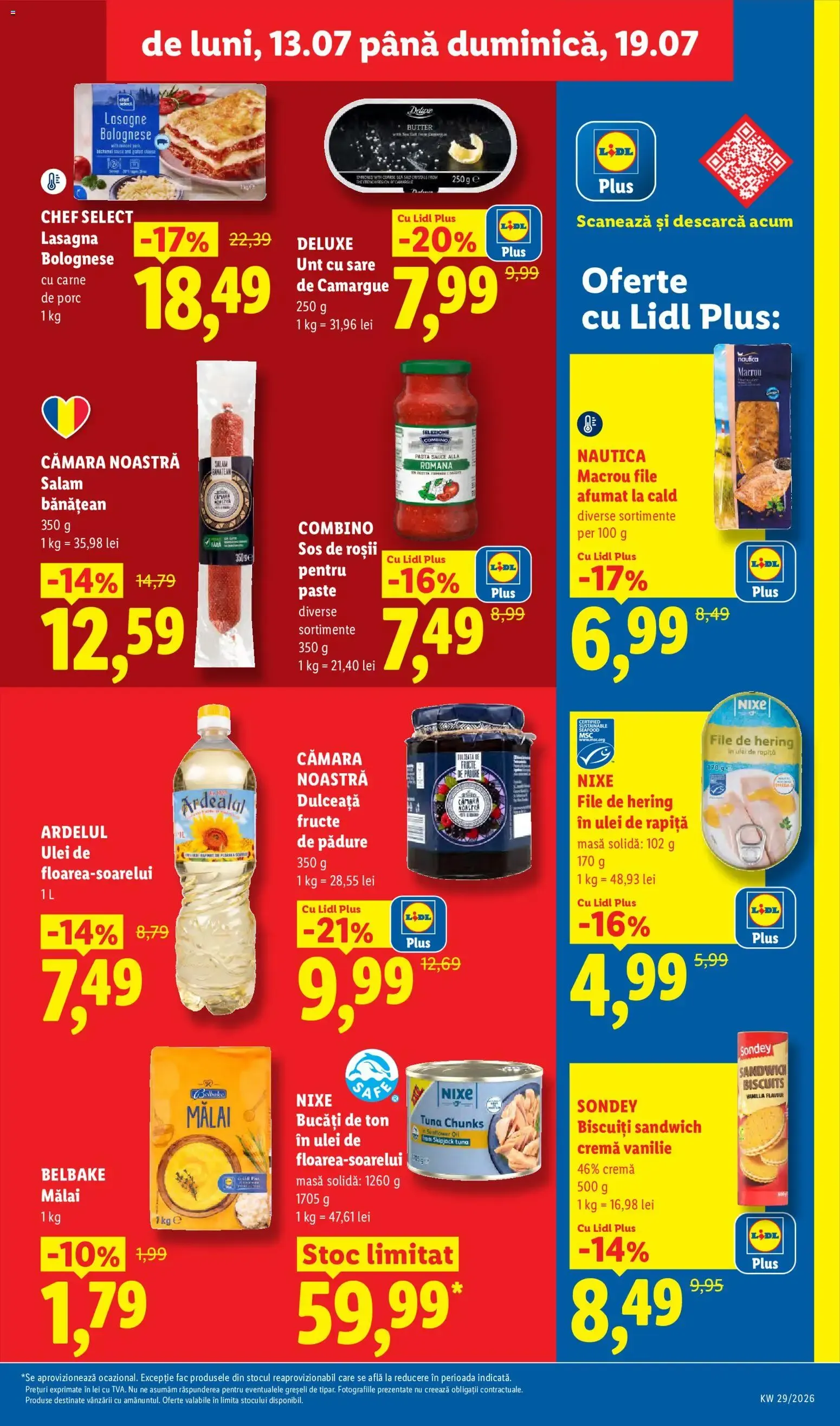 Catalog Catalog LIDL 13.07.2026 - Oferta și Revista online de la 13 iulie până la 19 iulie 2026 - Revista Pagina 13