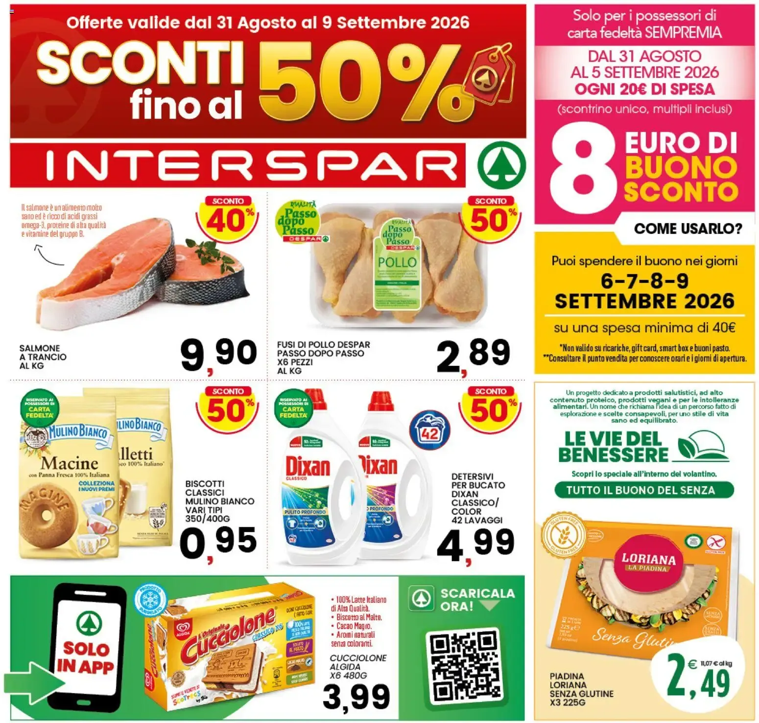 Nuovo Interspar volantino dal 31/08/2026 > offerte anteprima 🛍️ da 31 agosto a 9 settembre di 2026 - Pagina del volantino 1