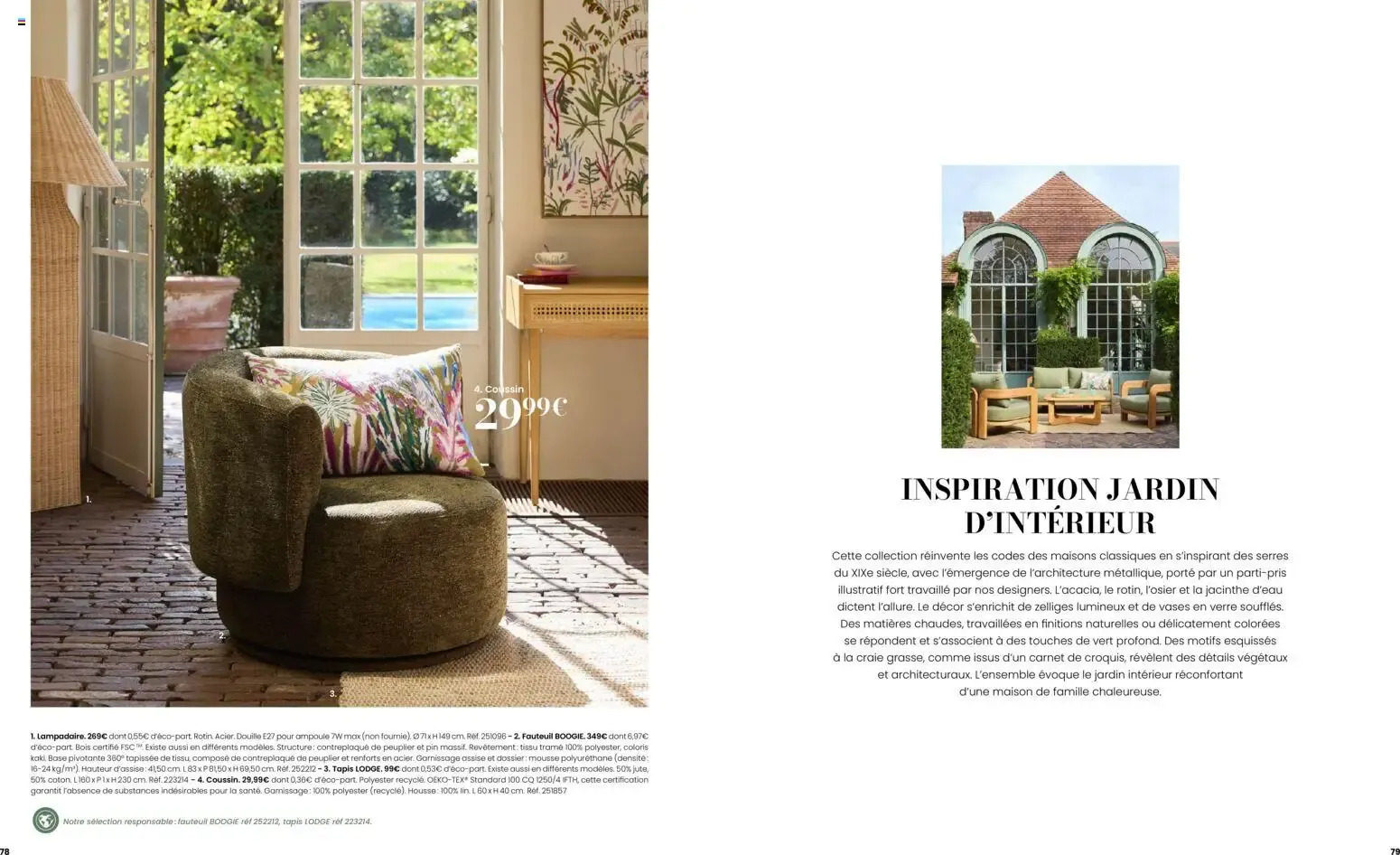 Maisons du Monde - Itinéraire Estival Collection Printemps - Été 2026 du 16 février au 1 septembre 2026 - Catalogue page 40
