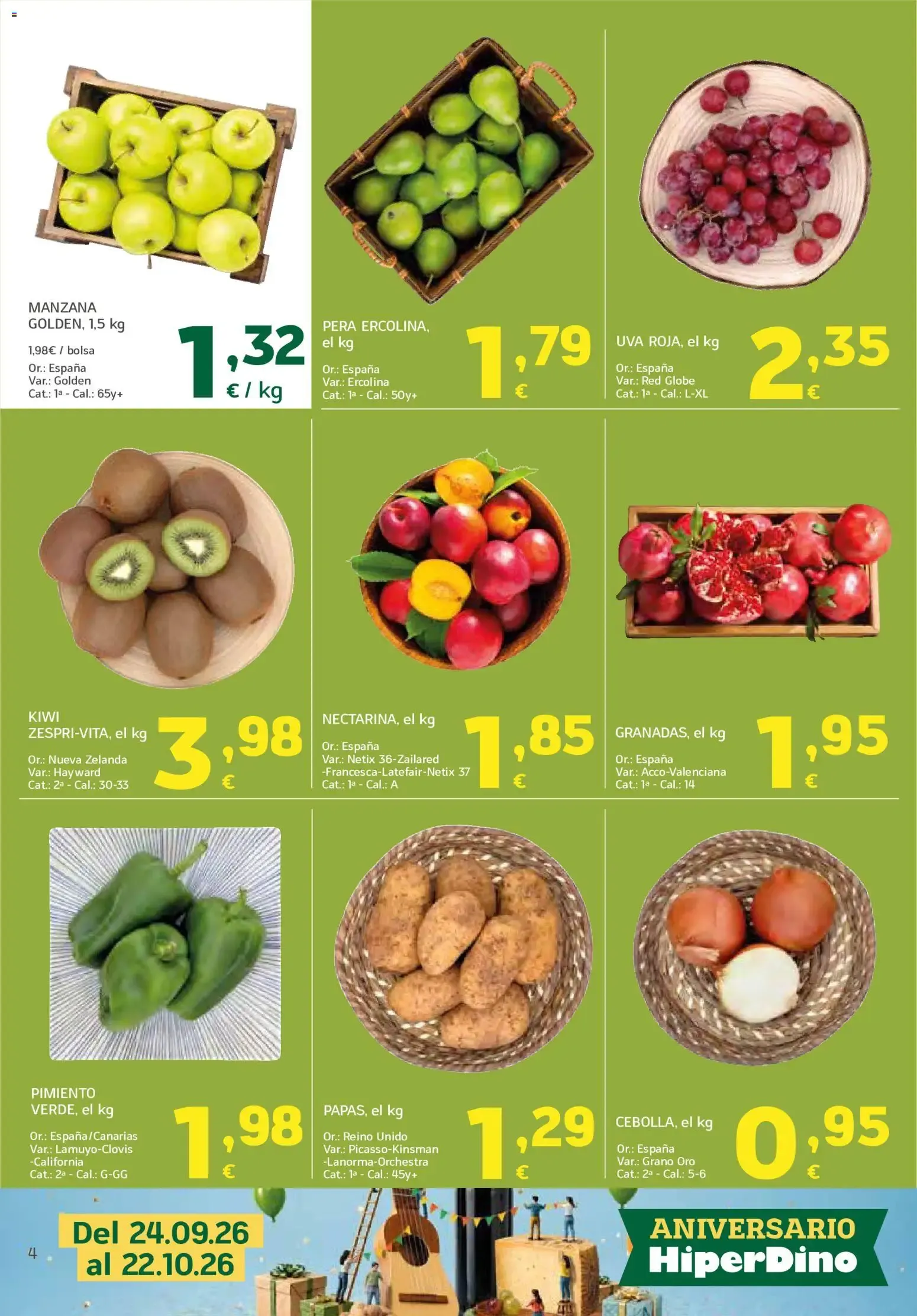 Catálogo de HiperDino folleto del 24/09/2026 (catálogo) 24 de septiembre al 8 de octubre 2026 - Página 4