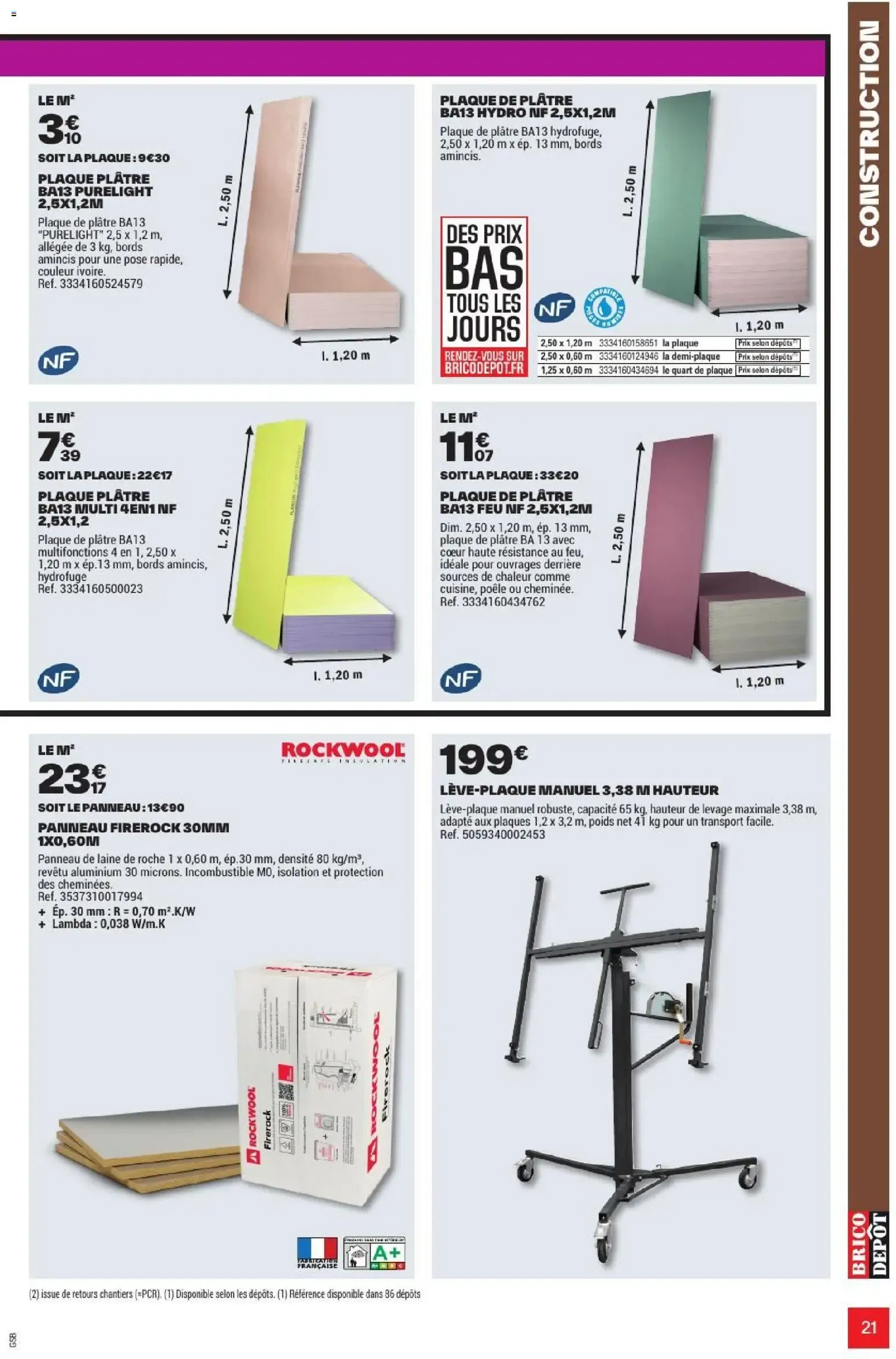 L'OFFICIEL DU BRICOLAGE - Automne du 17 septembre au 1 octobre 2026 - Catalogue page 21