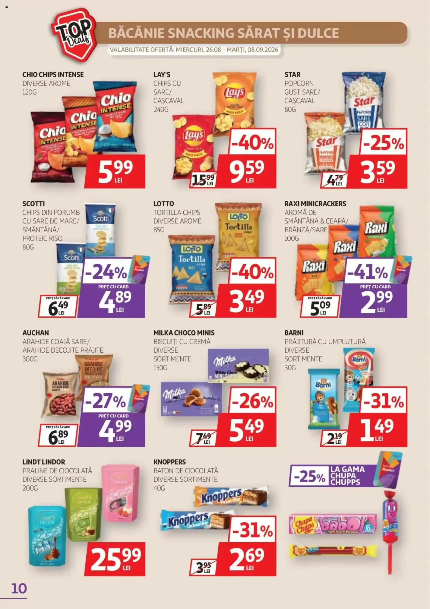 Catalog Catalog Auchan de la 26 august până la 8 septembrie 2026 - Revista Pagina 10