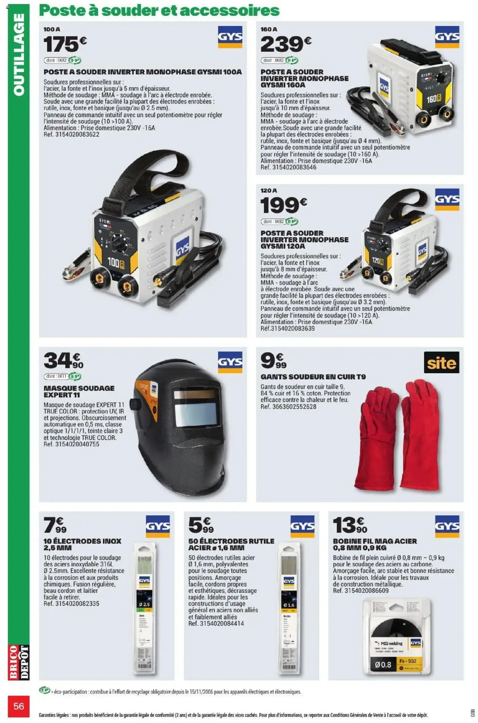 L'OFFICIEL DU BRICOLAGE - Automne du 17 septembre au 1 octobre 2026 - Catalogue page 56