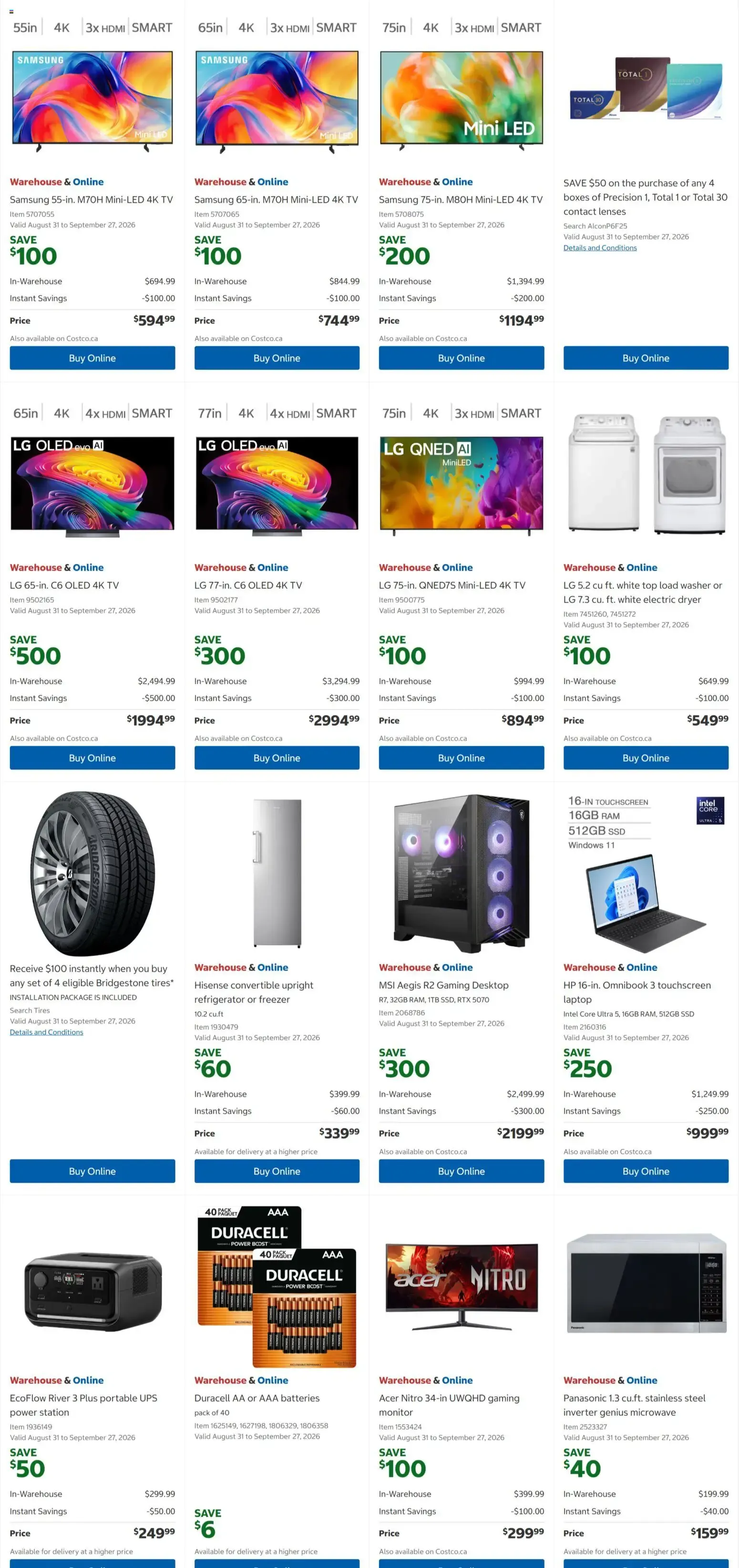 More Savings at Your Local Warehouse - 2 Week Offers from August 31 to September 13 2026 - flyer page 3