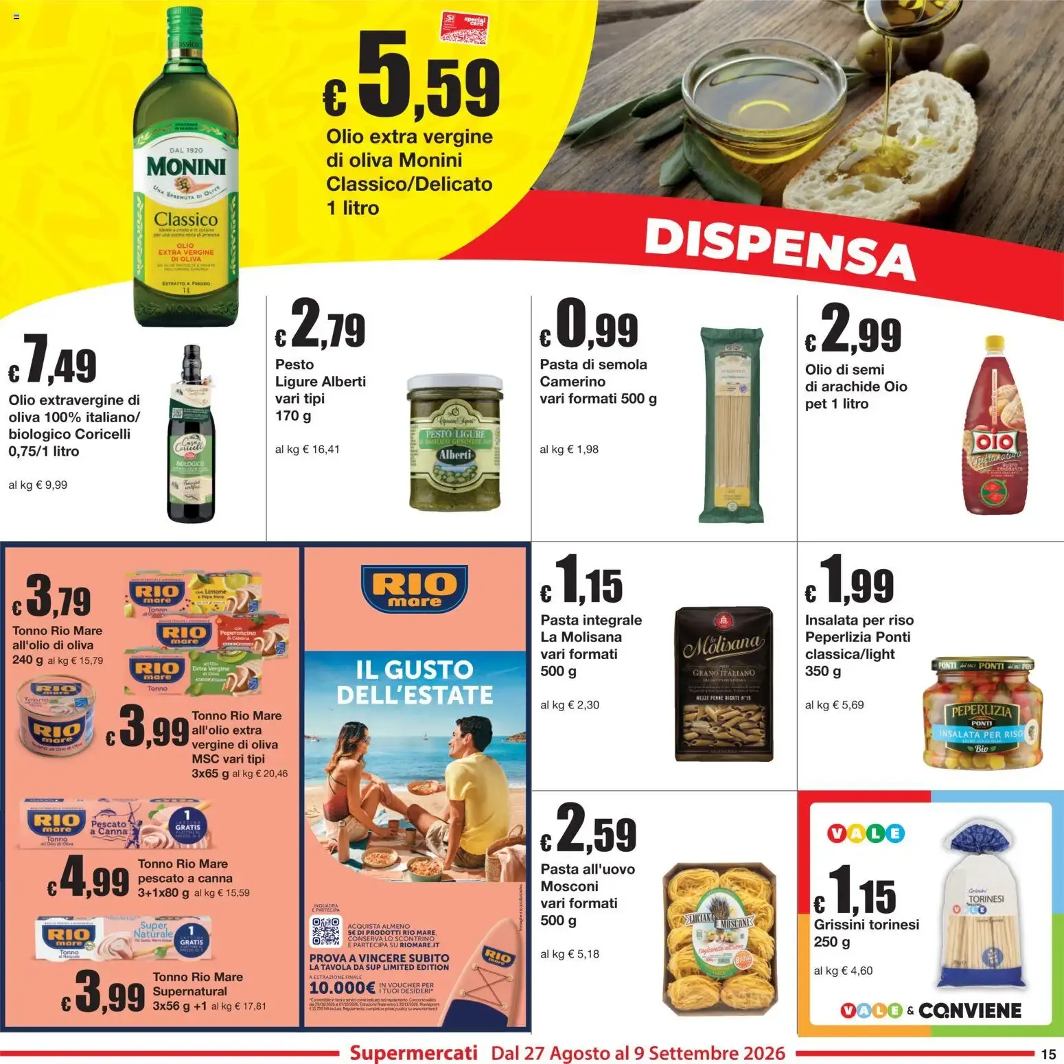 Sì con Te volantino dal 27/08/2026 - online Offerte da 27 agosto a 9 settembre di 2026 - Pagina del volantino 15