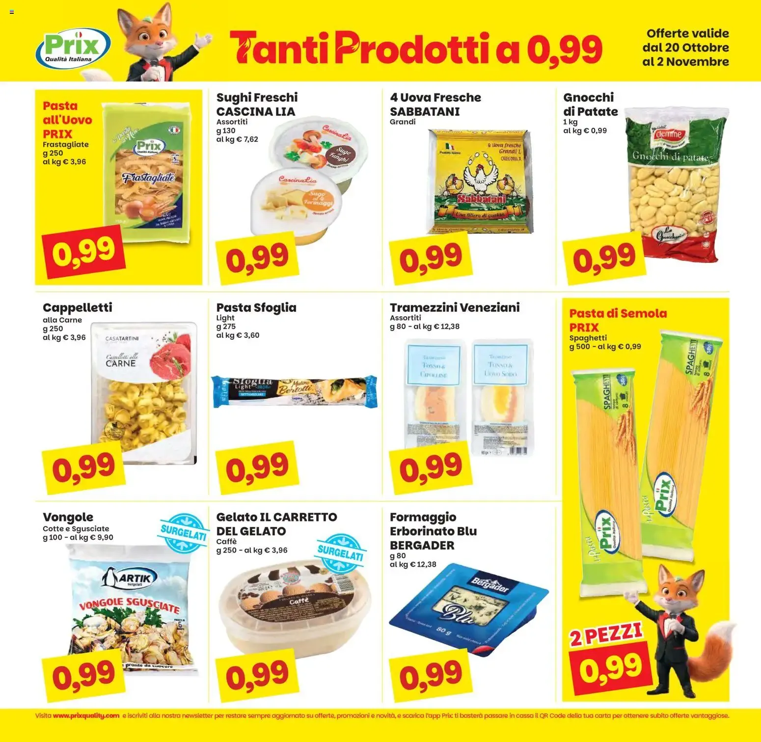 Offerte Prix: Tanti Prodotti a 0,99 da 20 ottobre a 2 novembre di 2026 - Pagina del volantino 4