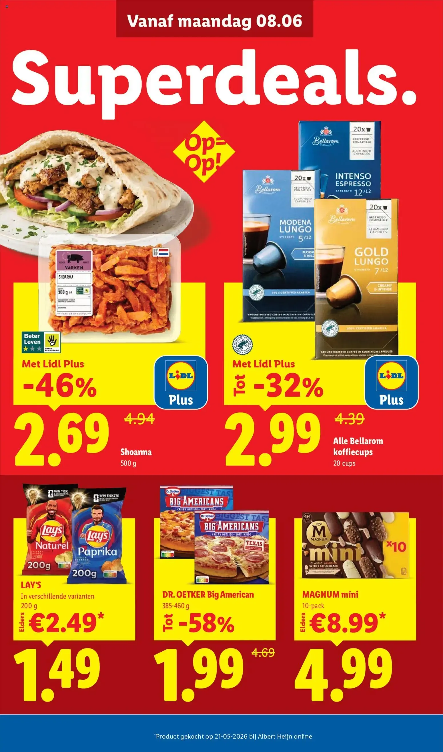 Lidl: De nr. 1 en frutas y verduras. Ofertas varias. van 8 juni tot 14 juni 2026 - Folder pagina 4