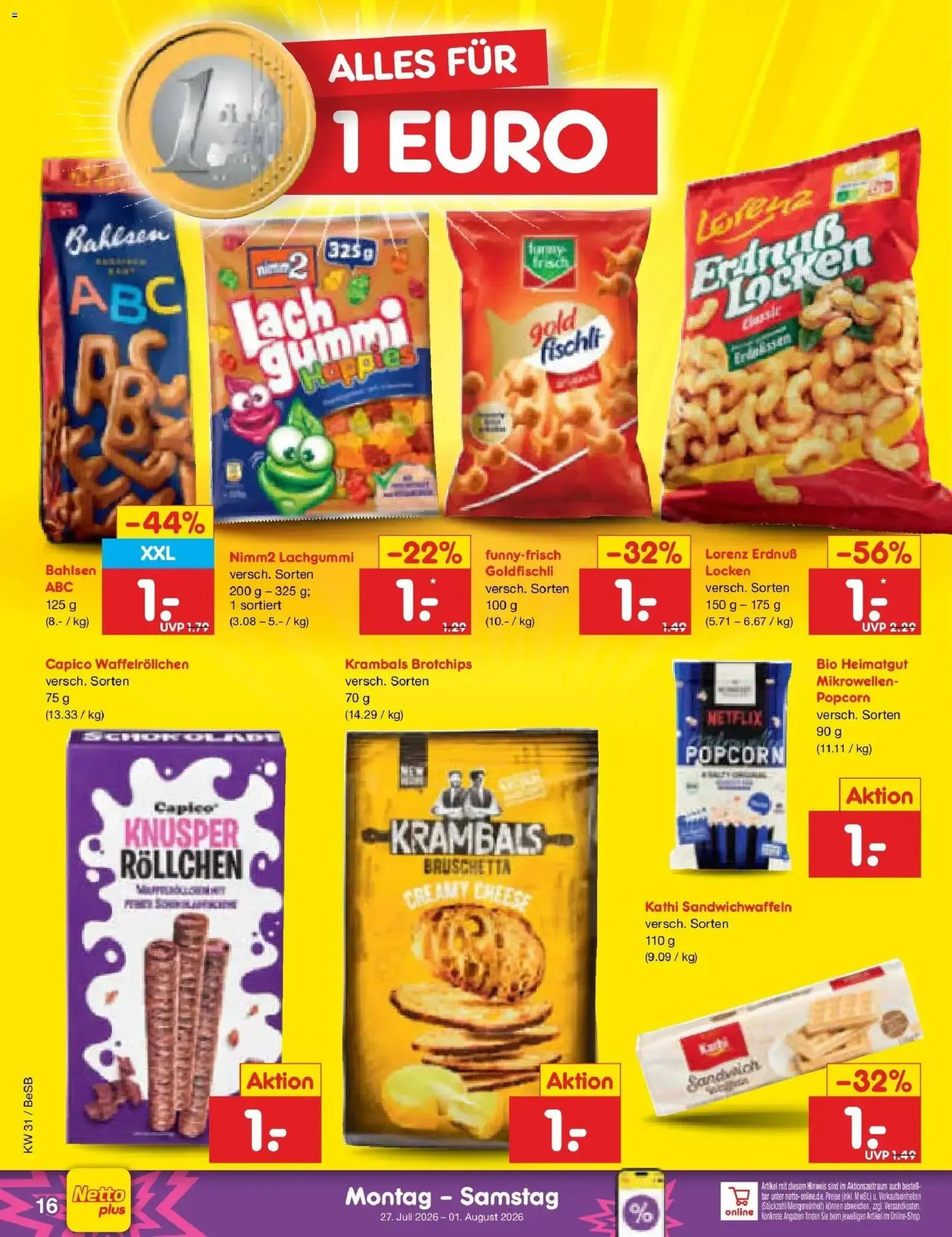 Netto Marken-Discount Prospekt Berlin-Prenzlauer Berg (ab 27.07.2026) » Angebote von 27. Juli bis 1. August 2026 - Prospekt seite 26