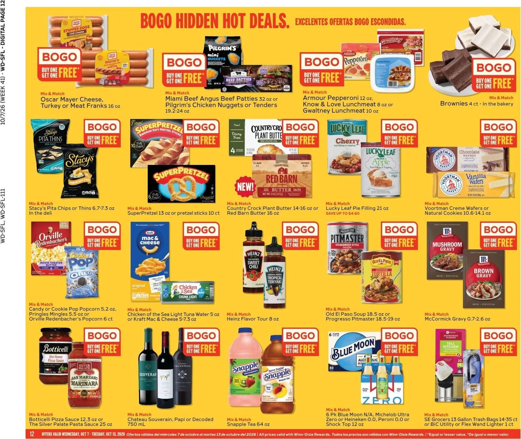 Weekly ad Current Winn-Dixie leaflet valid from Wednesday 10/07/2026 to Tuesday 10/13/2026 from October 7 to October 13 2026 - Page 12