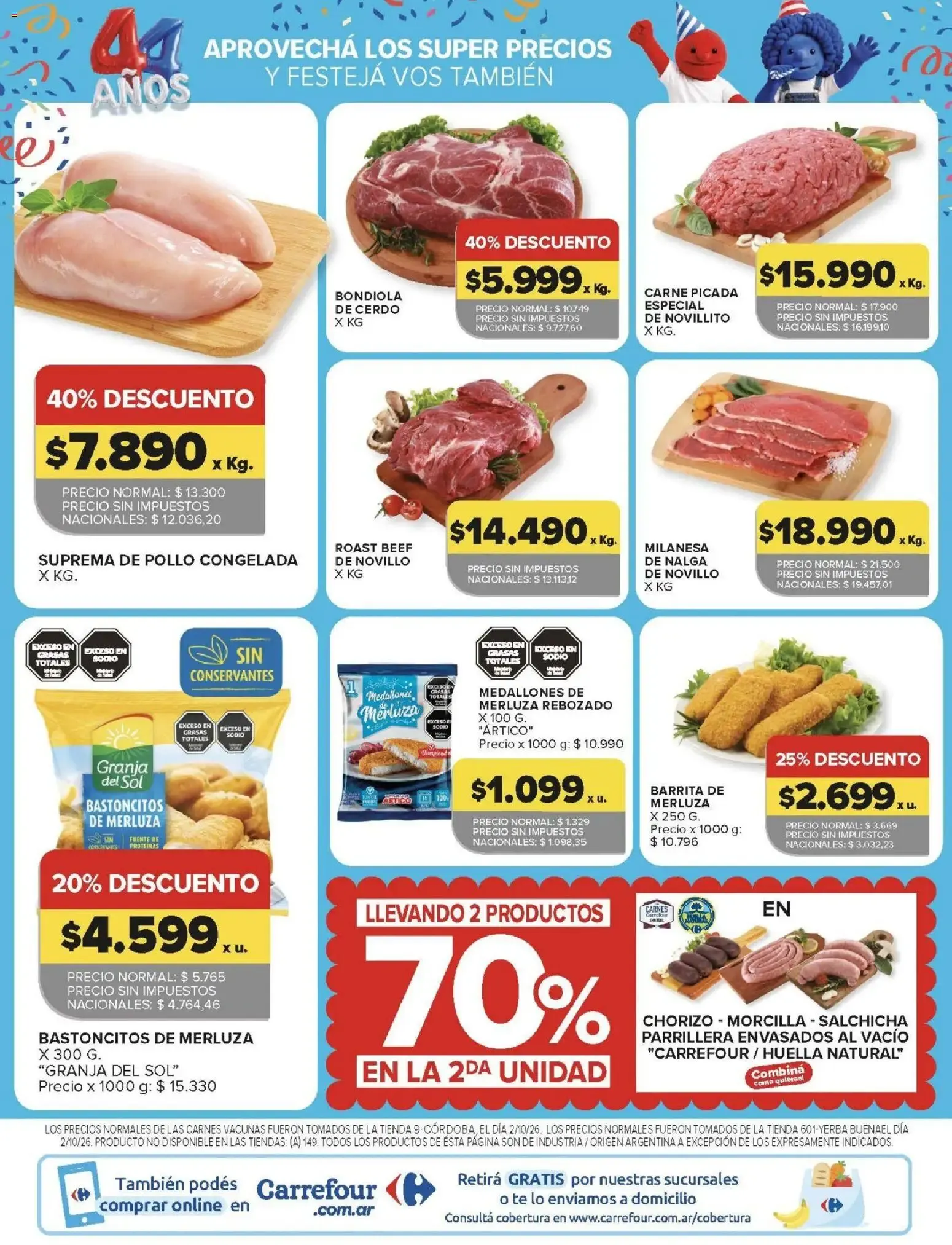 Ofertas de Carrefour Ofertas || del 09/10/2026 - 15/10/2026 || Promociones 9 de octubre al 15 de octubre 2026 - Página 48 del catálogo