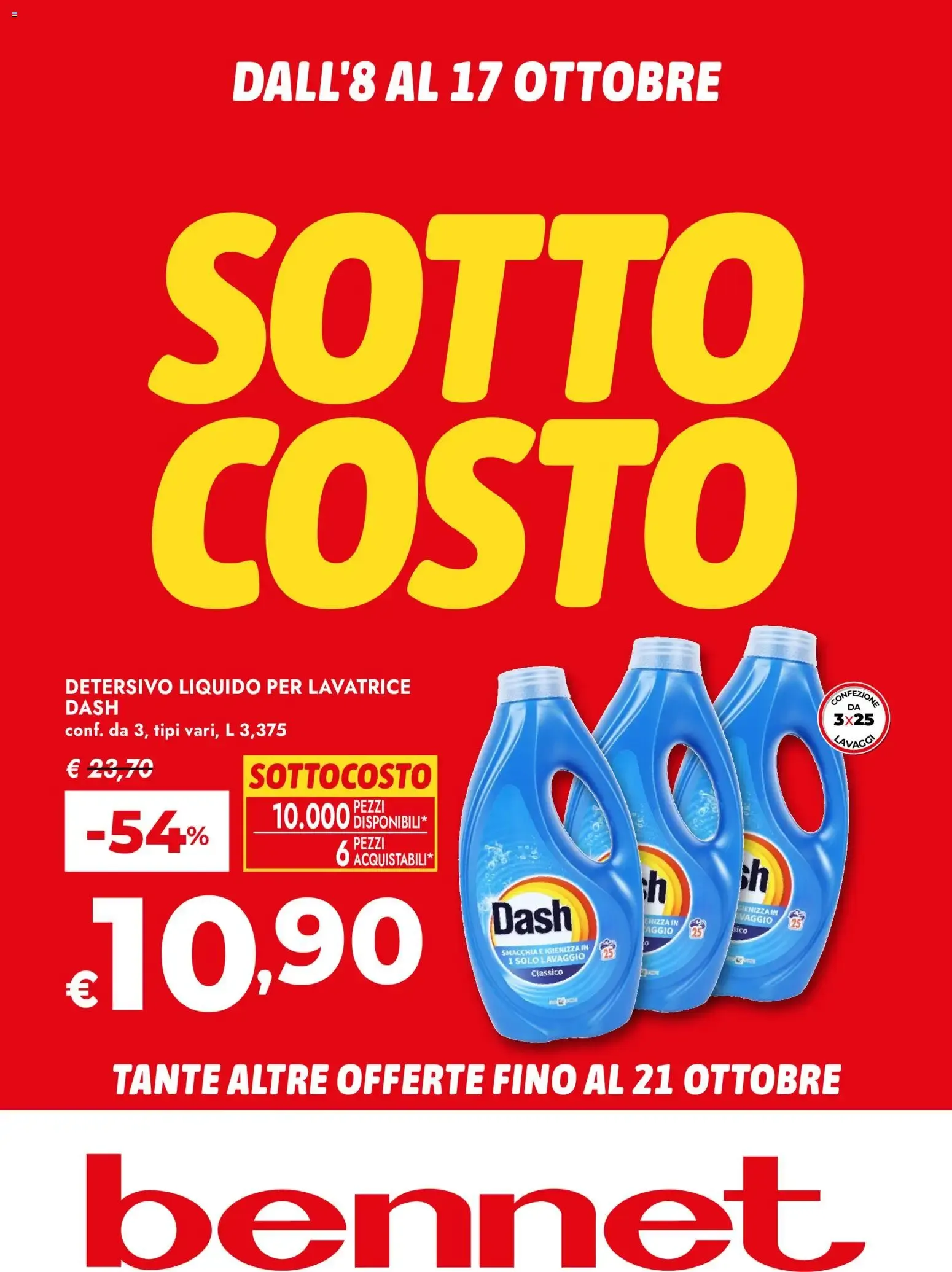 SOTTO COSTO da 8 ottobre a 17 ottobre di 2026 - Pagina del volantino 1