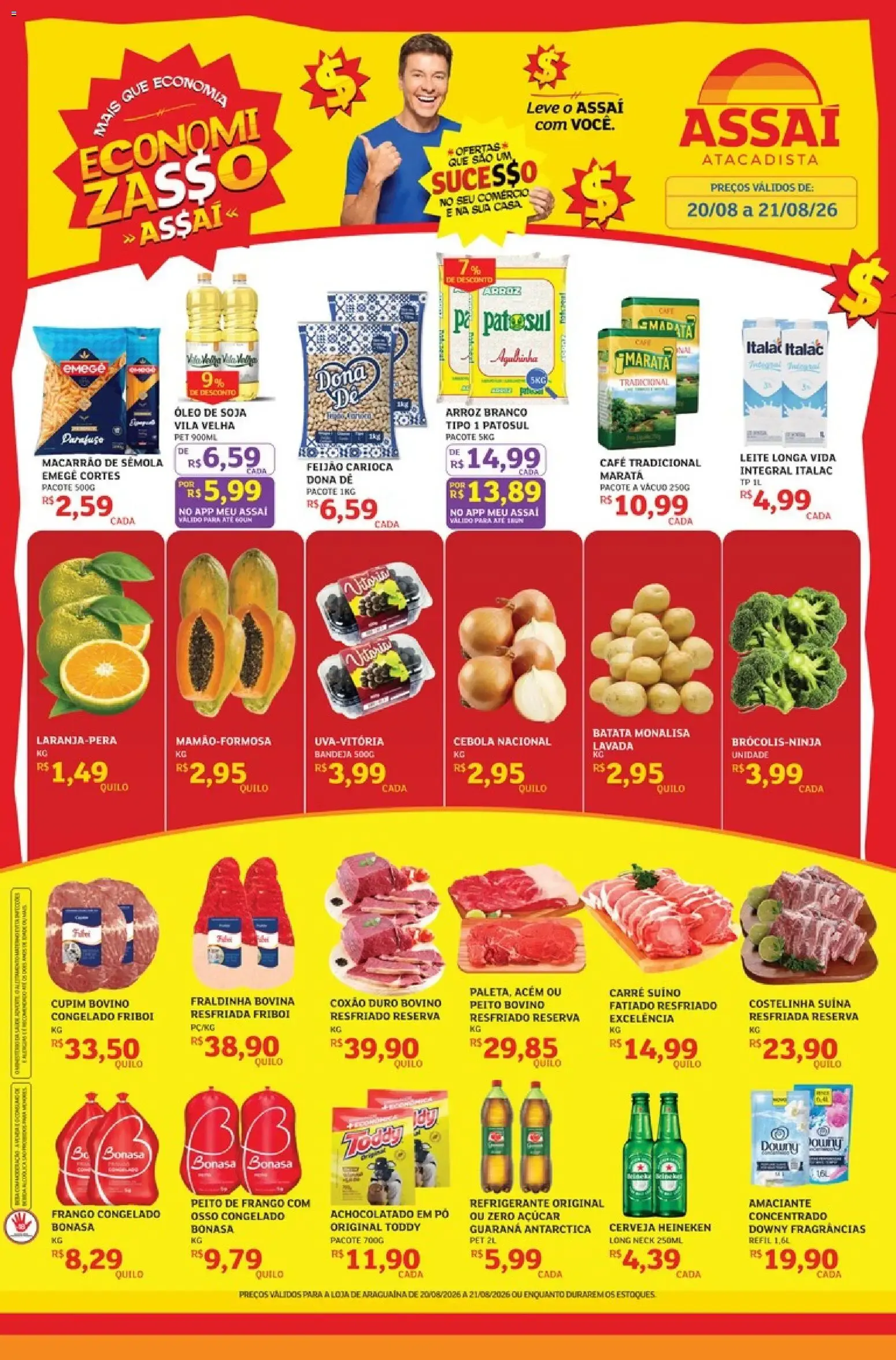 Encarte de Assaí Atacadista ofertas - TO de 20/08/2026 | Promoções Online 20 de agosto até 21 de agosto 2026 - Pagina 1