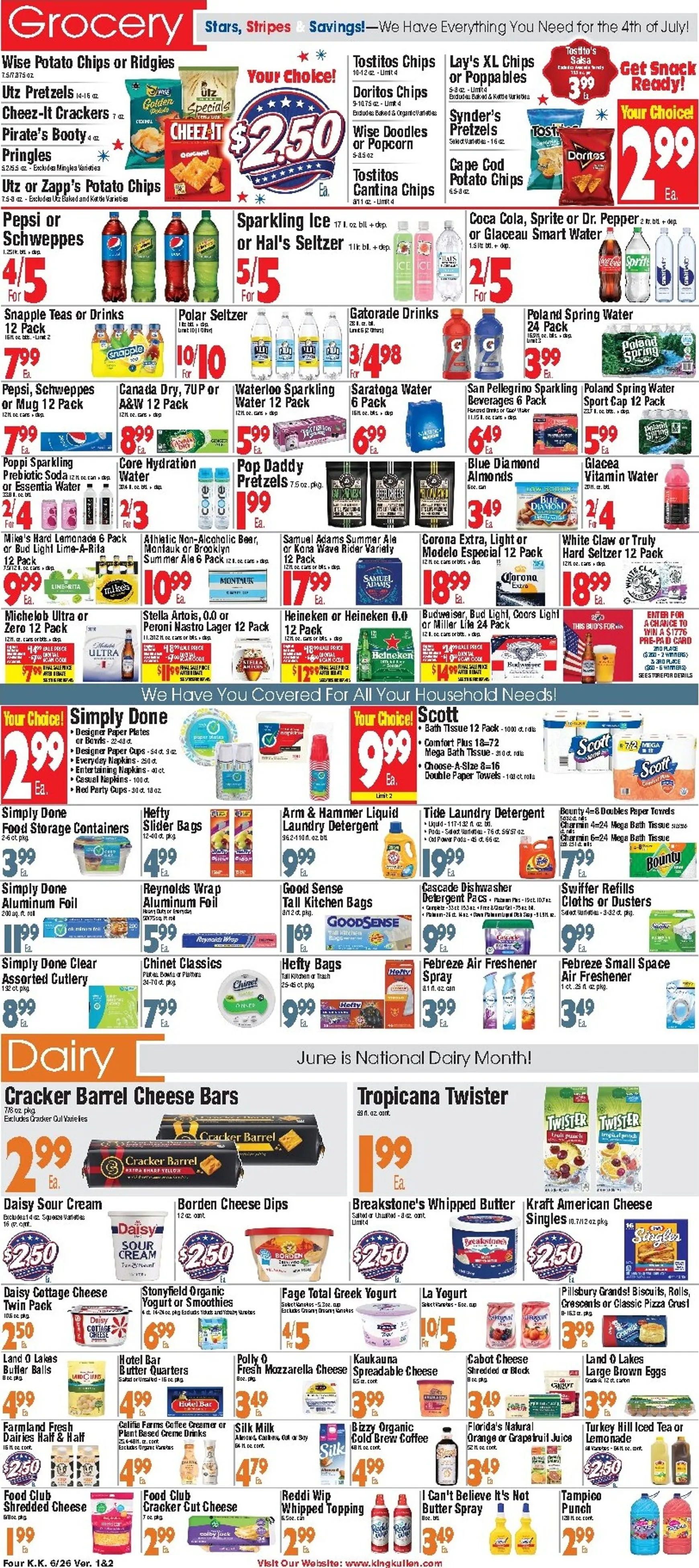 Weekly ad Current King Kullen leaflet valid from Friday 06/26/2026 to Thursday 07/02/2026 from June 26 to July 2 2026 - Page 4