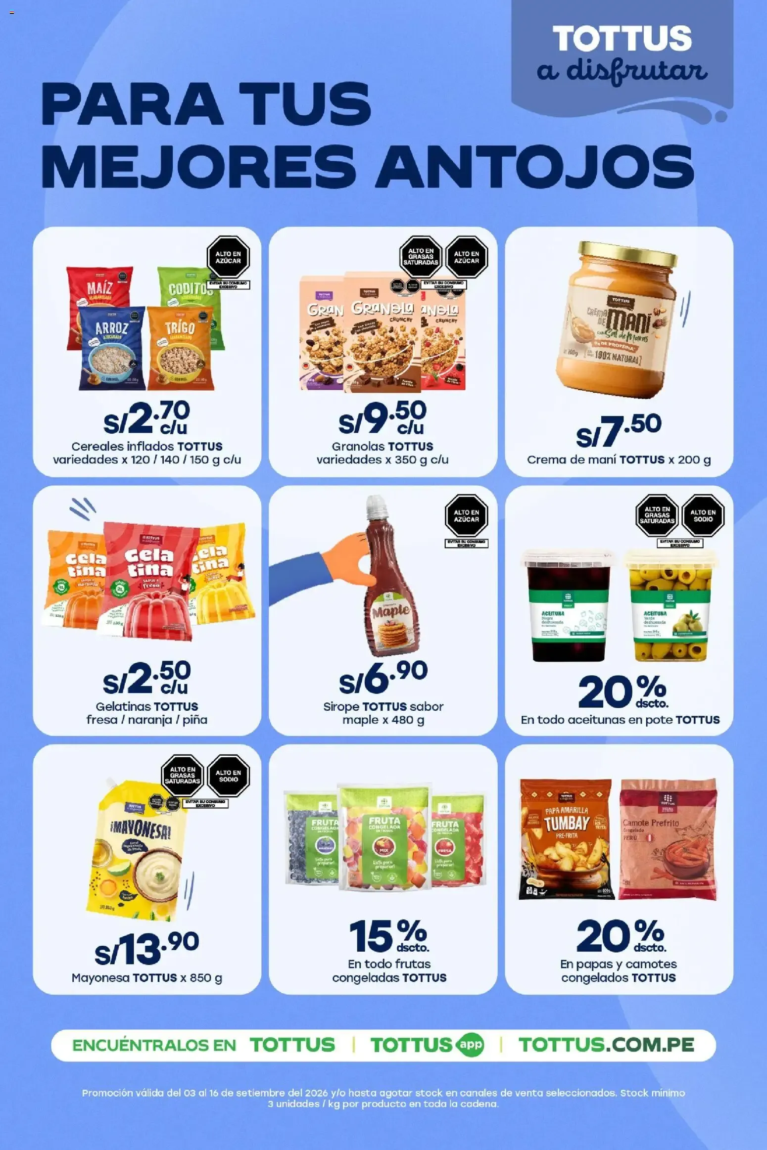 Catalogo de Productos Tottus Renovados para Sorprenderte 3 de setiembre al 16 de setiembre 2026 - Pag 13
