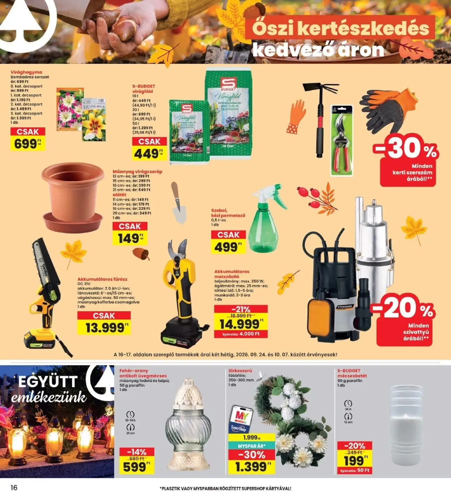 Katalógus Interspar akciós újság - 2026.09.24. -tól/töl > akció, lapozható szórólap 🛍️ szeptember 24.-tól szeptember 30.-ig 2026. - Oldal 16