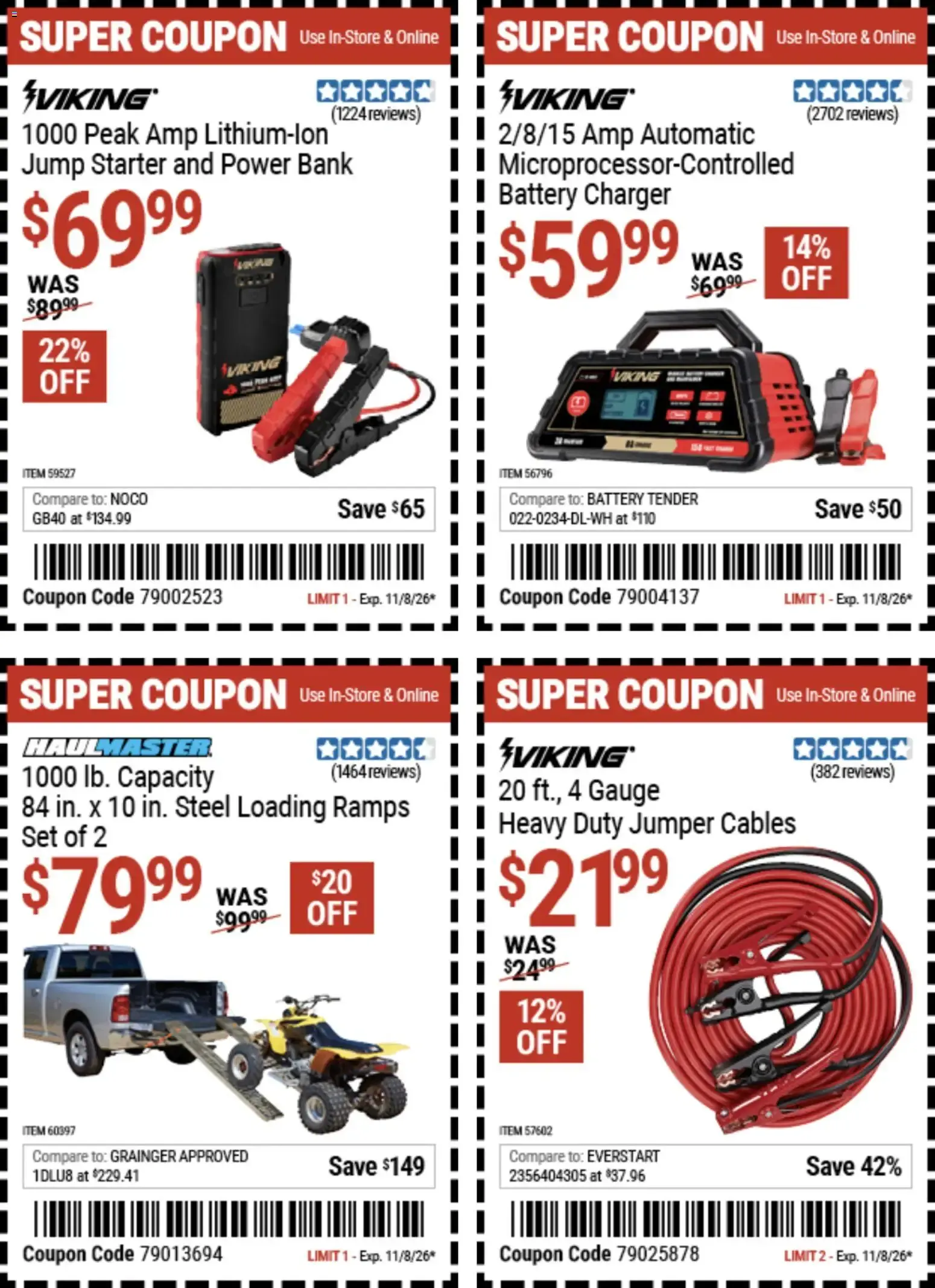 Weekly ad Harbor Freight Weekly Ad (10/26 - 11/08 2026) - Flyer from October 26 to November 8 2026 - Page 17