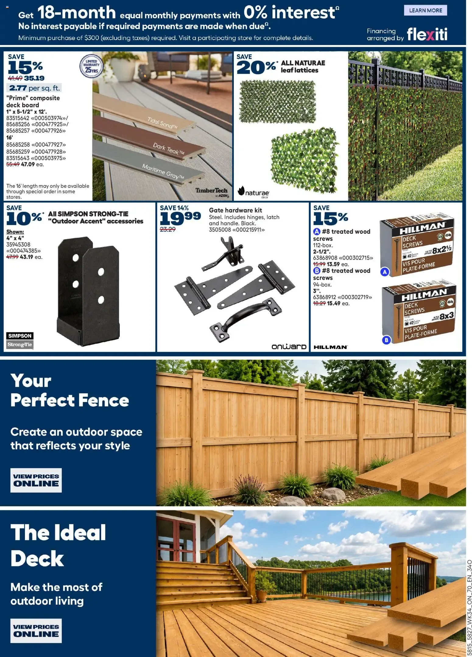 Rona weekly flyer from Sep 17, 2026 > weekly specials & deals from September 17 to September 30 2026 - flyer page 14