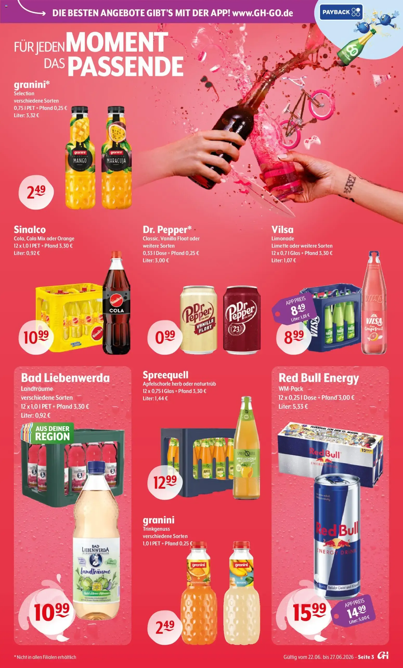 Getränke Hoffmann - Jubiläumsdeals von 22. Juni bis 27. Juni 2026 - Prospekt seite 3
