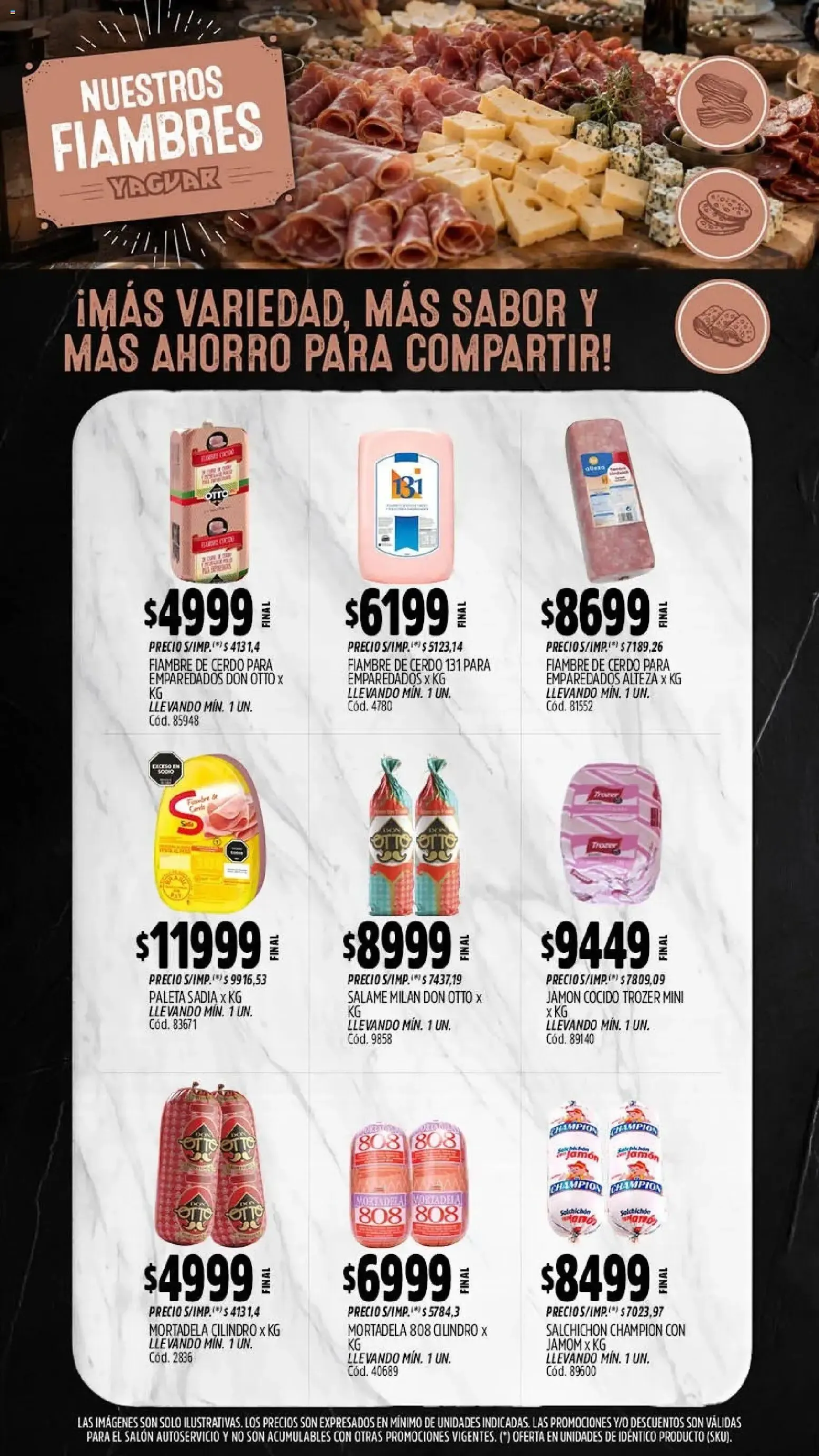 Ofertas de Mayorista Yaguar - Ofertas Salvajes Parque Chacabuco 3 de agosto al 9 de agosto 2026 - Página 9 del catálogo