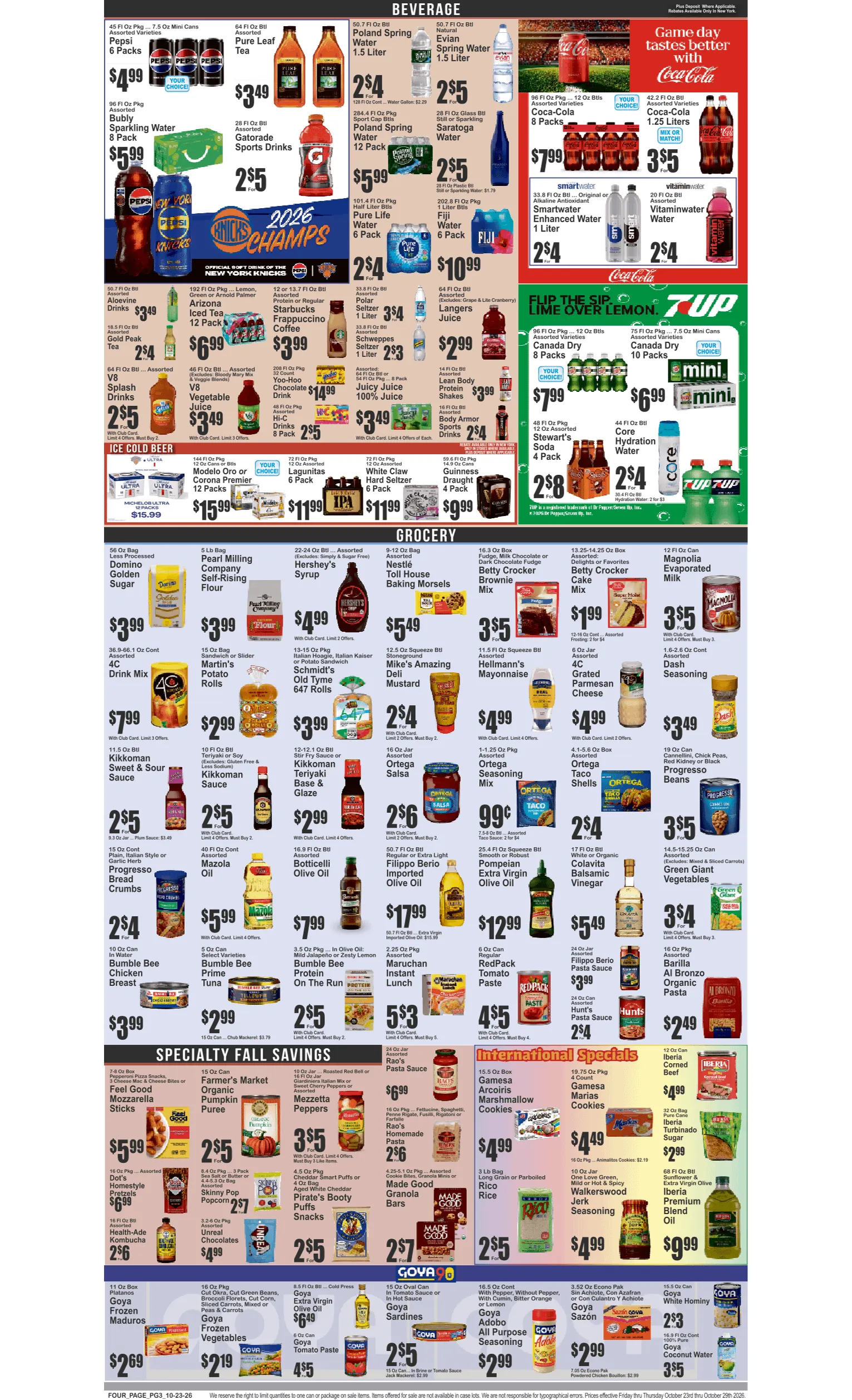 Weekly ad Current Key Food - Brooklyn Fare leaflet valid from Friday 10/23/2026 to Thursday 10/29/2026 from October 23 to October 29 2026 - Page 4