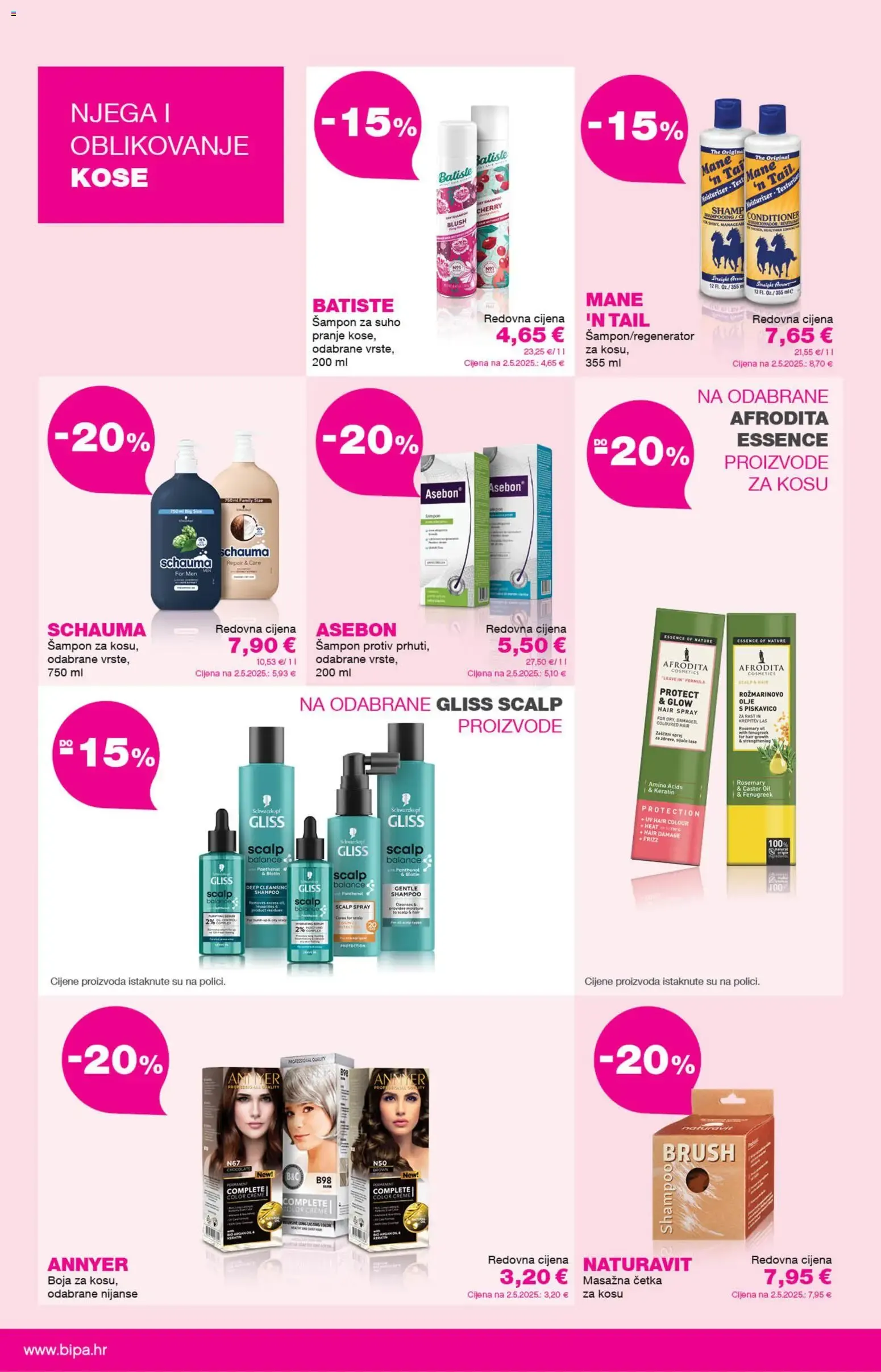 Katalog BIPA Card: Descuentos en Palette Naturals y más de 300 productos od 1. srpnja do 31. kolovoza 2026. - Pregled Stranica 2