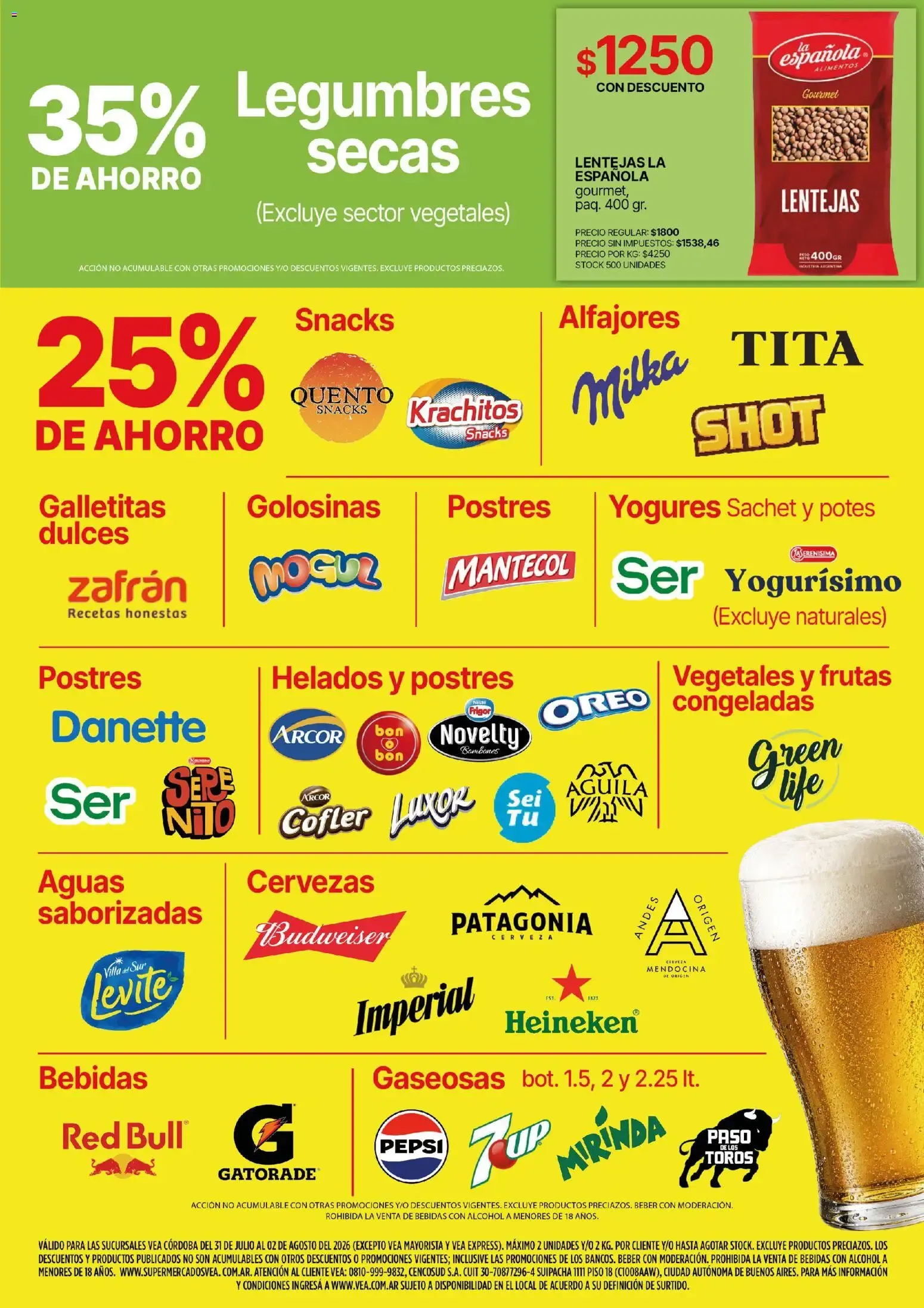 Ofertas de Vea - Fin de semana de ahorro | Córdoba del 31/07/2026 - 02/08/2026 31 de julio al 2 de agosto 2026 - Página 3 del catálogo
