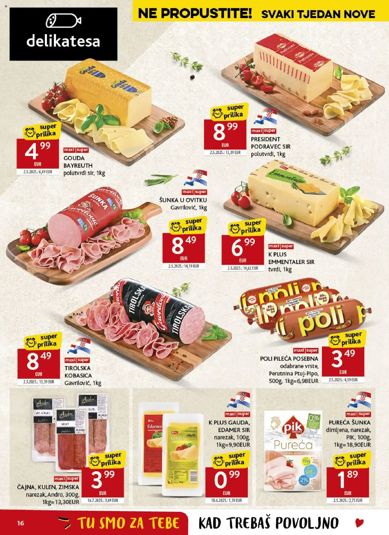 Katalog Konzum Katalog novi od 04.08.2026 na listanje > letak digitalni od 4. kolovoza do 11. kolovoza 2026. - Pregled Stranica 16