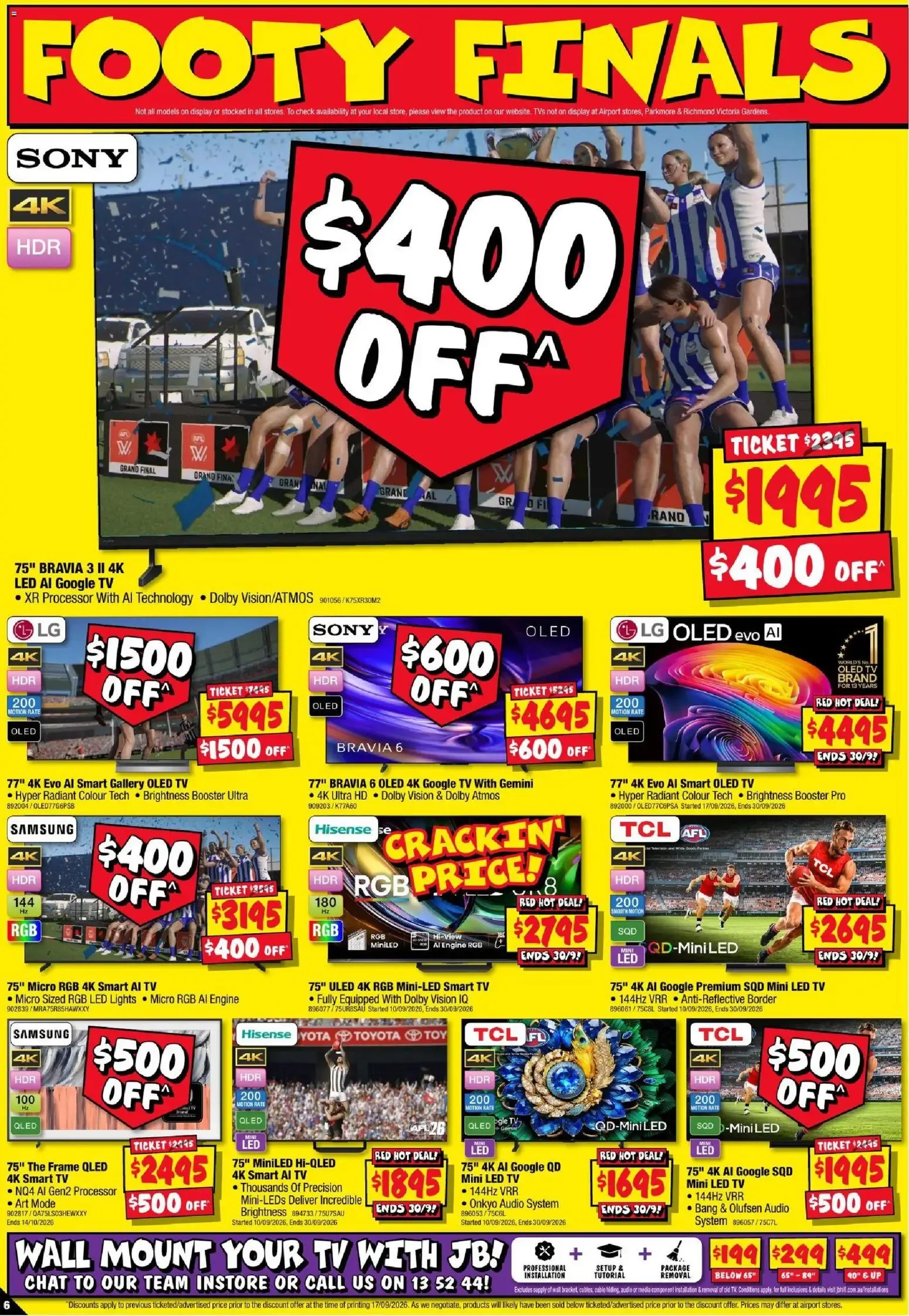 JB HI-FI FOOTY FINALS FRENZY! - Catalogue valid from 24 September to 7 October 2026 - page 6
