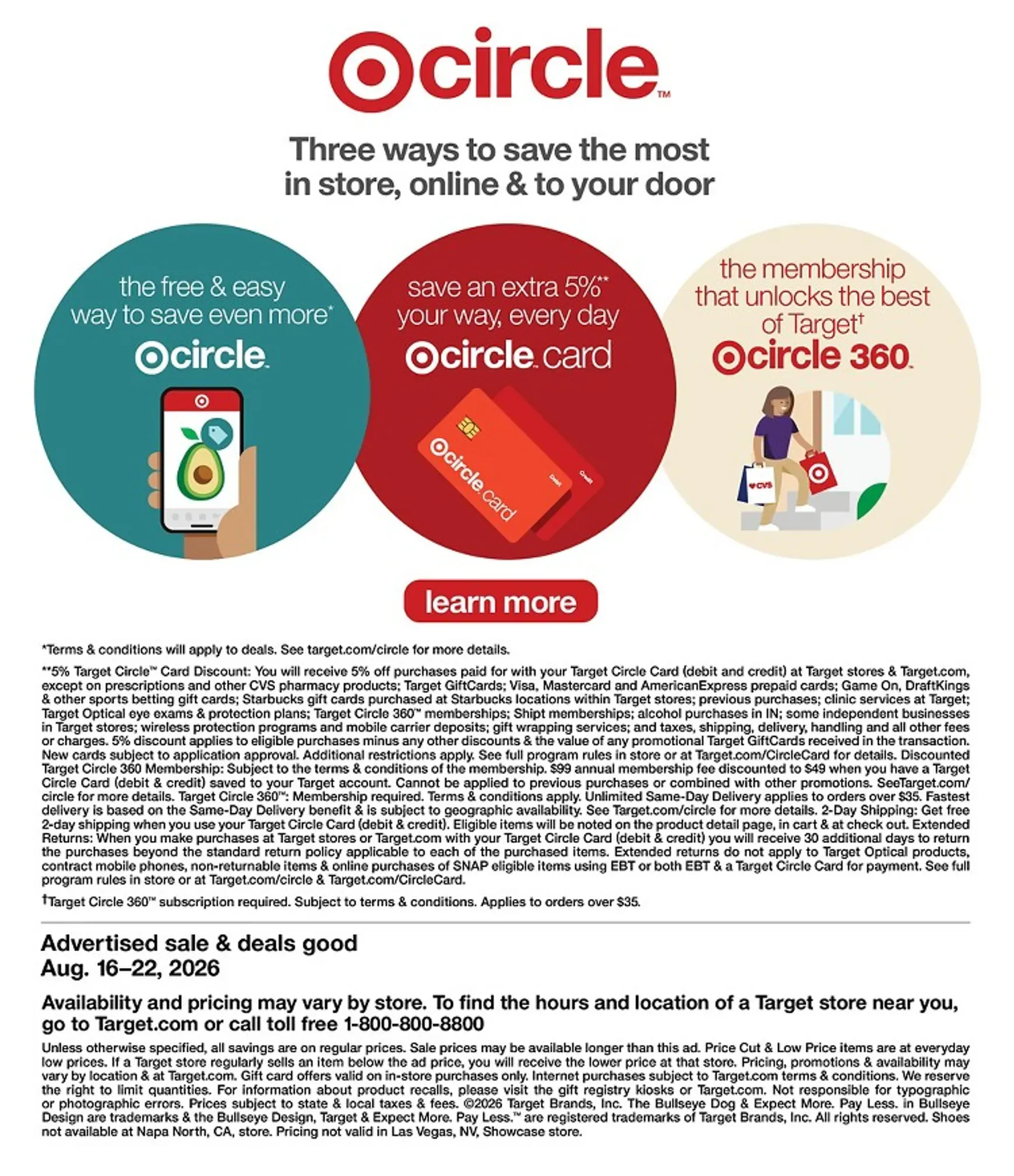 Weekly ad Target flyer for next week from Sunday 08/16/2026 to Saturday 08/22/2026 from August 16 to August 22 2026 - Page 35