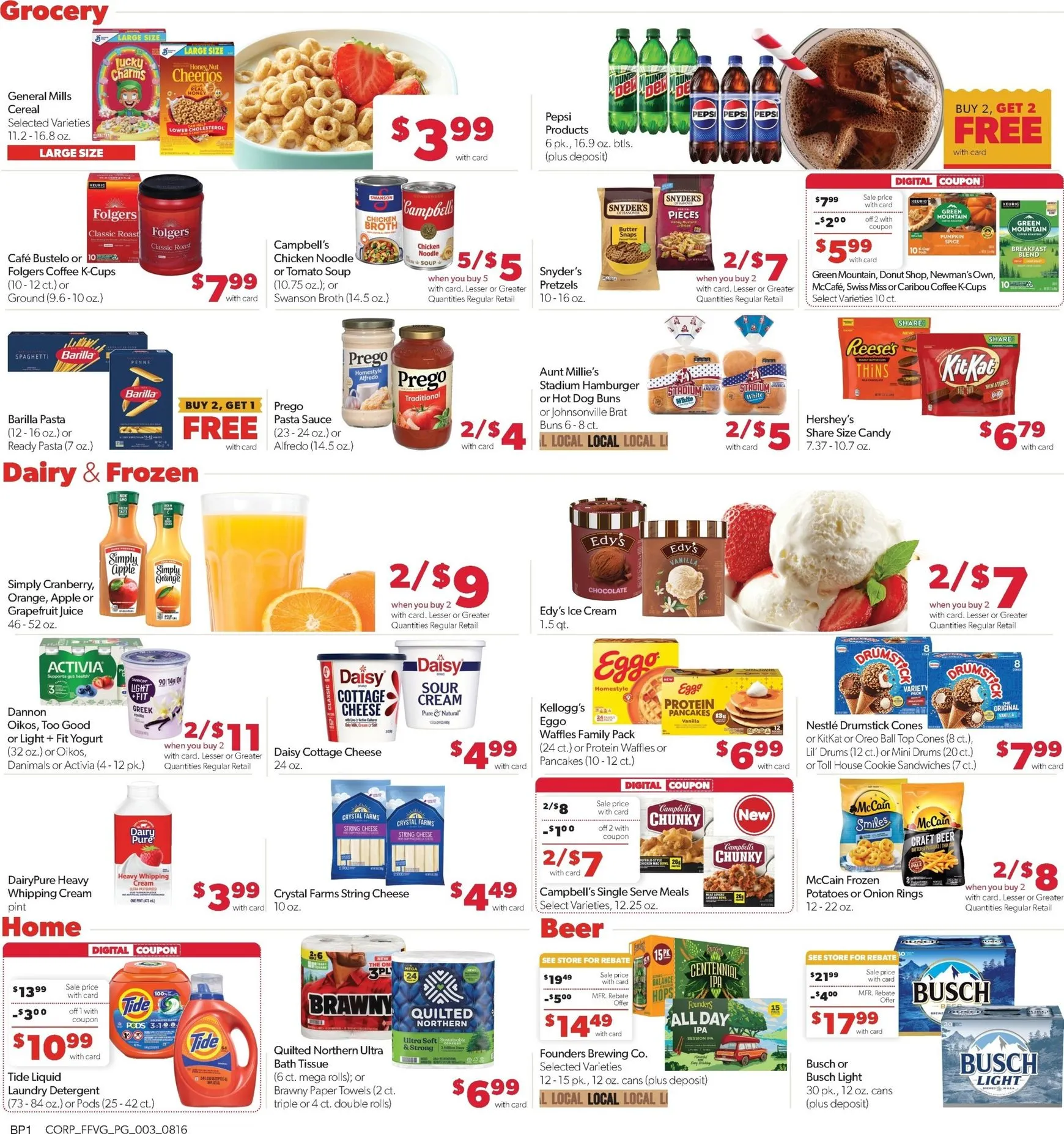 Weekly promotion Current Family Fare leaflet valid from Sunday 08/16/2026 to Saturday 08/22/2026 spanning from August 16 to August 22 2026 - Page 4 for Catalogue 365