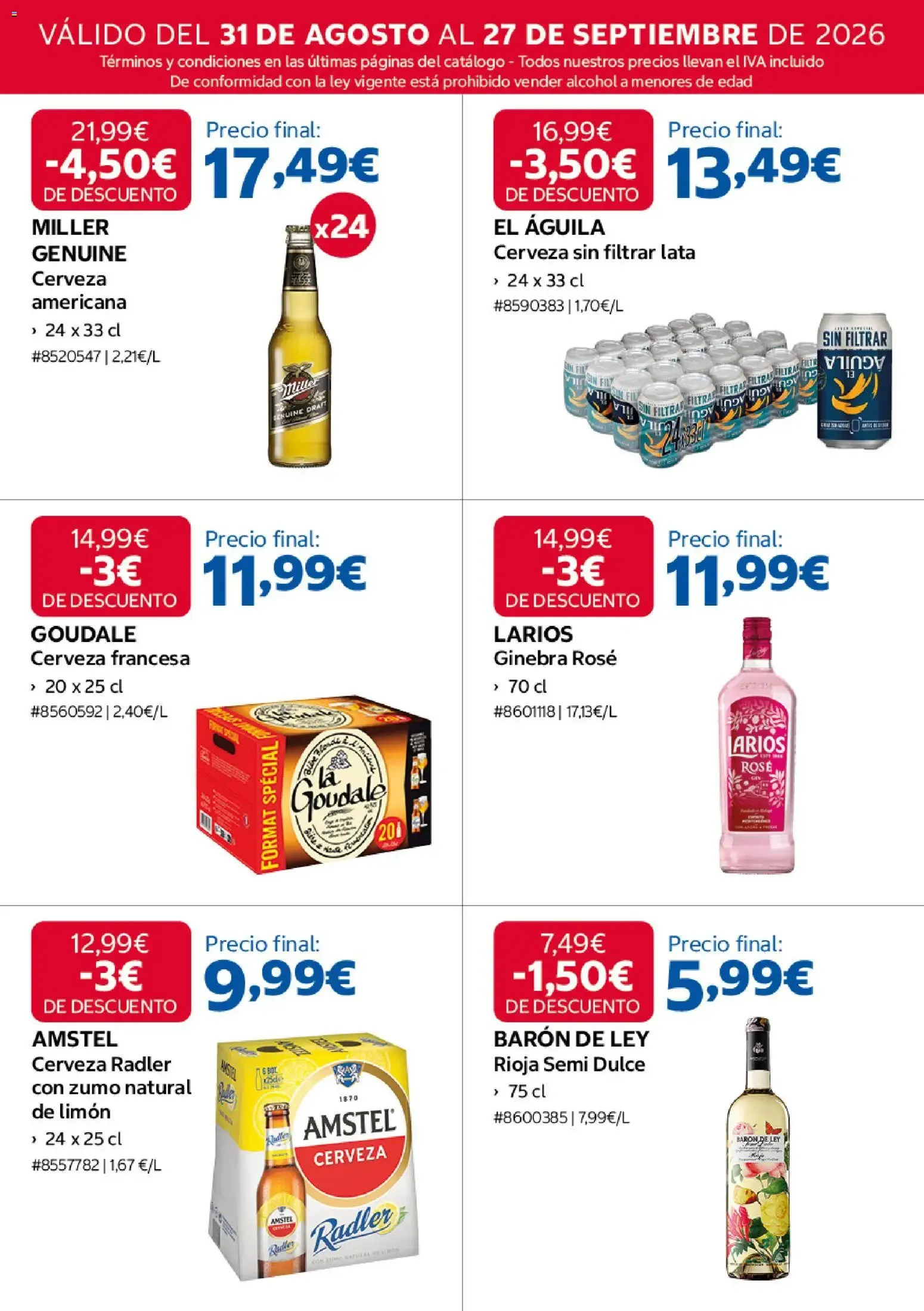 Catálogo de Costco Wholesale: Más de 1000€ en Ahorros para Socios 31 de agosto al 27 de septiembre 2026 - Página 19