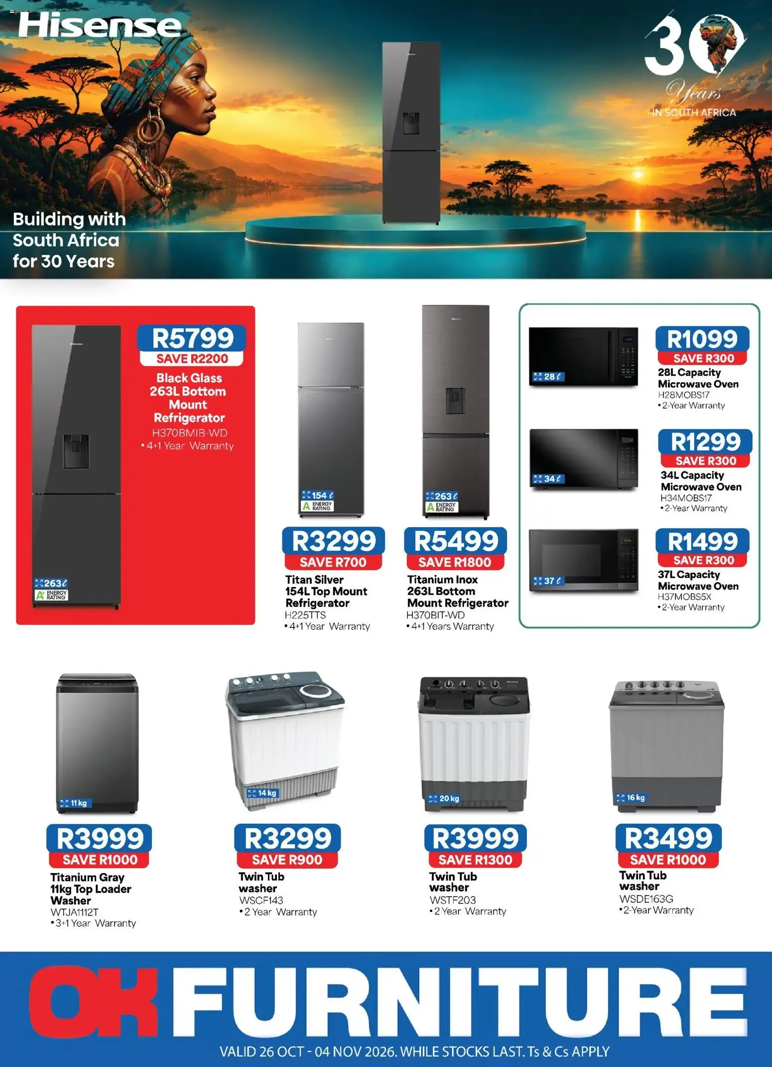 OK Furniture Catalogue Hisense (26/10/2026 - 04/11/2026) Online from 26 October to 4 November 2026 - Catalogue Page 1