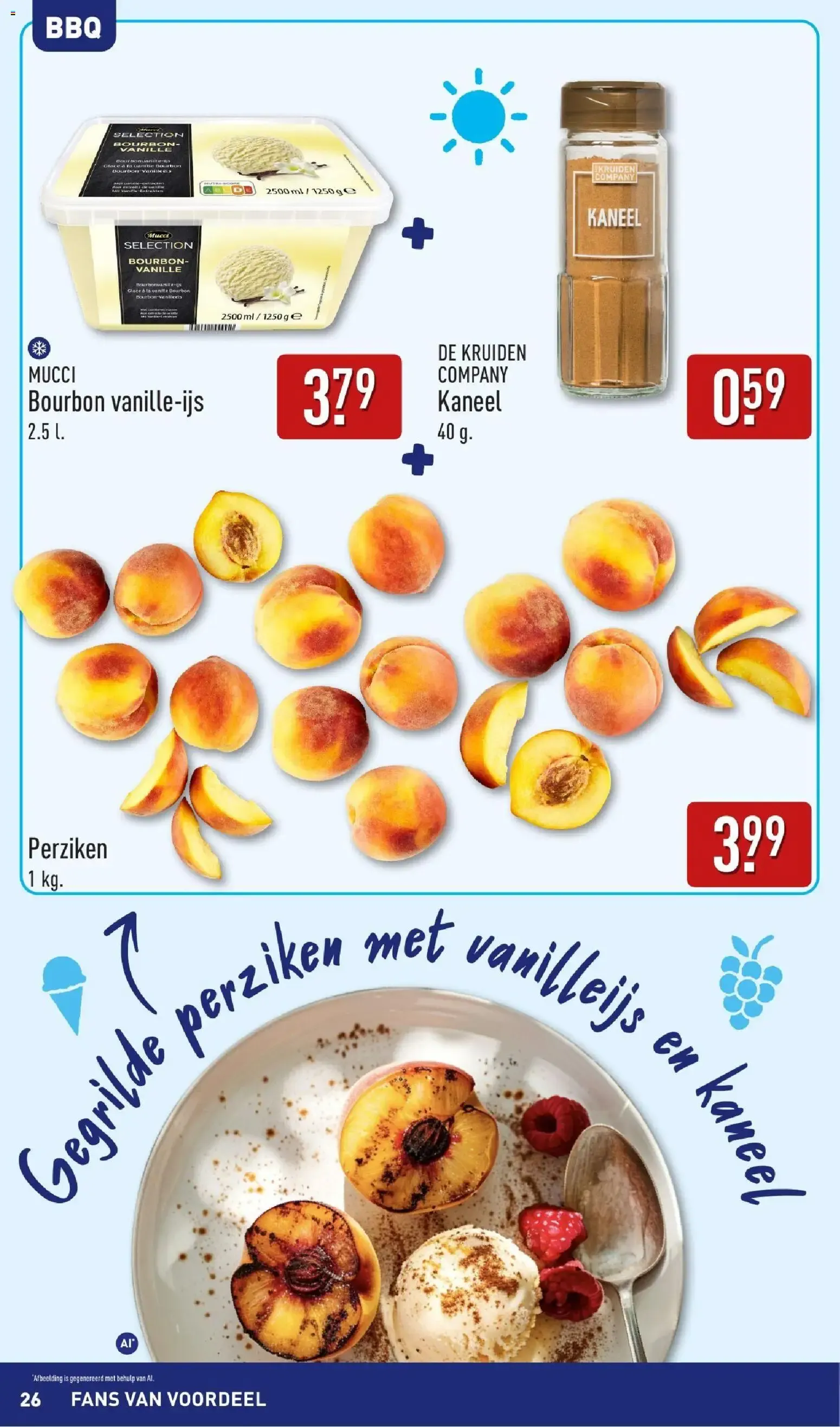 Aldi: ¡Qué Barato, Vamos a Celebrar! Boordevol Zomerse Inspiratie para BBQ van 3 augustus tot 9 augustus 2026 - Folder pagina 26