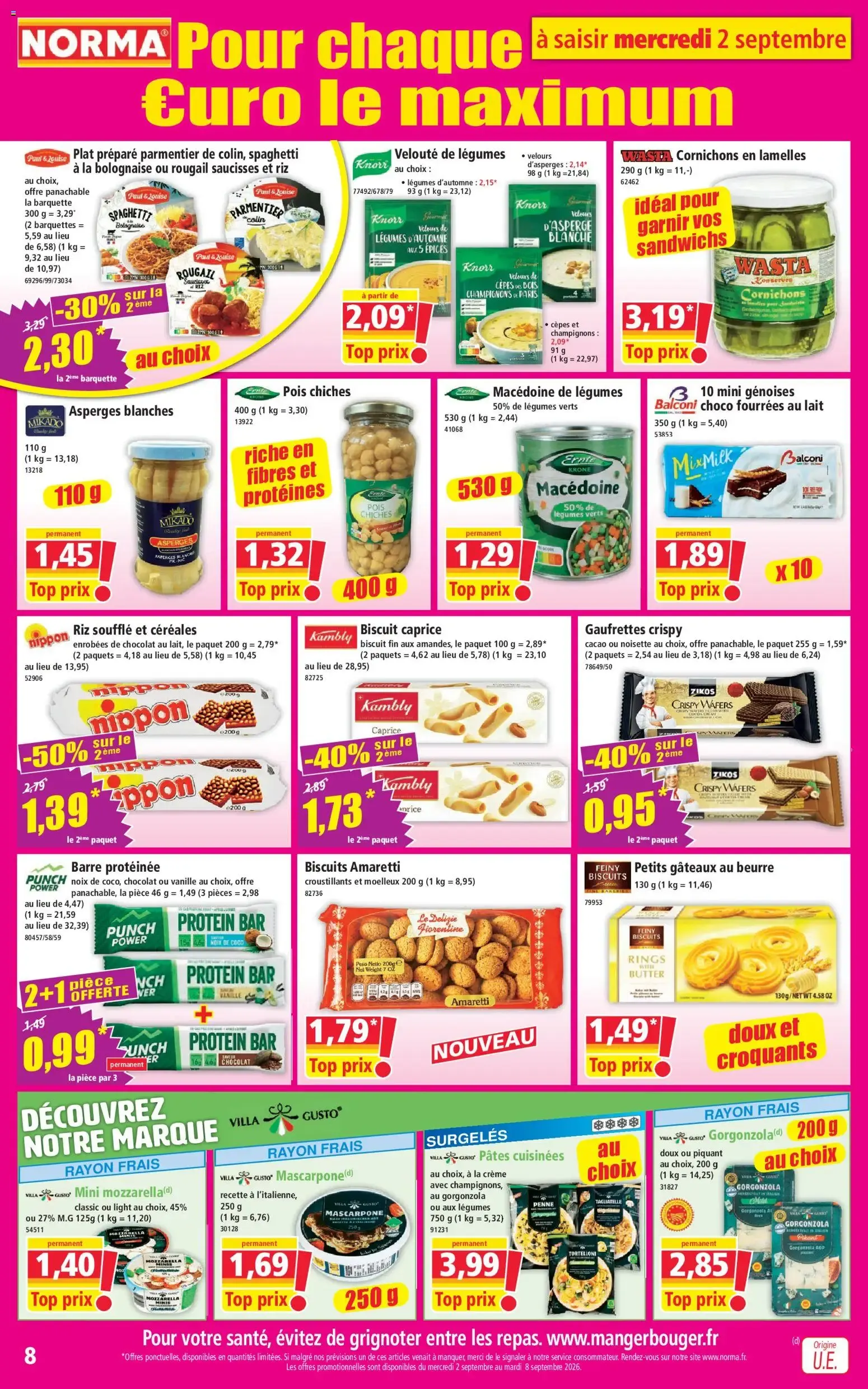 Norma catalogue à partir du 02/09/2026 - promo en ligne du 2 septembre au 8 septembre 2026 - Catalogue page 8