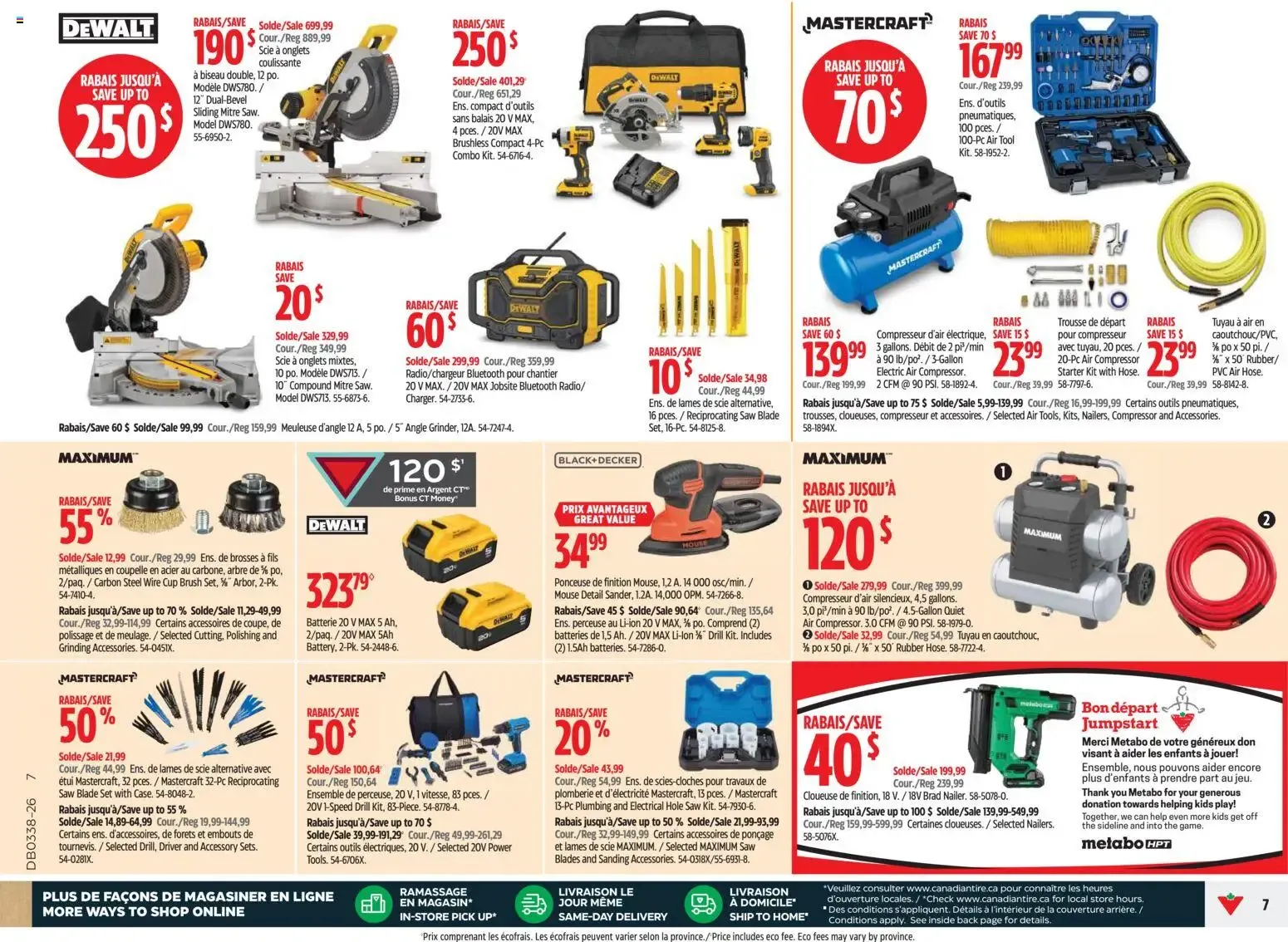 Canadian Tire circulaire from Sep 17, 2026 > weekly specials & deals from September 17 to September 24 2026 - flyer page 7
