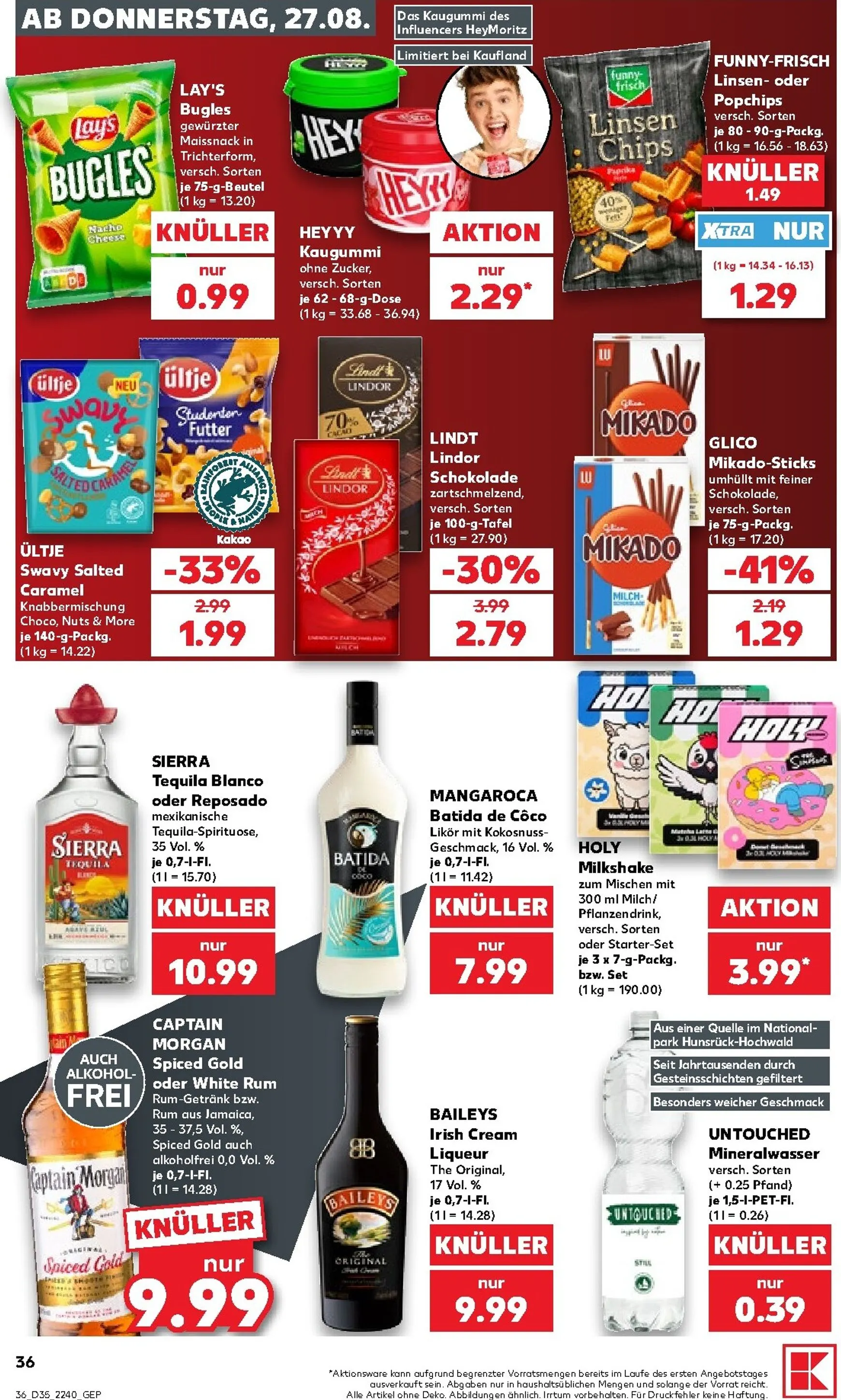 Kaufland Prospekt nächste Woche – von Donnerstag 27.08.2026 bis Mittwoch 02.09.2026 von 27. August bis 2. September 2026 - Prospekt seite 37