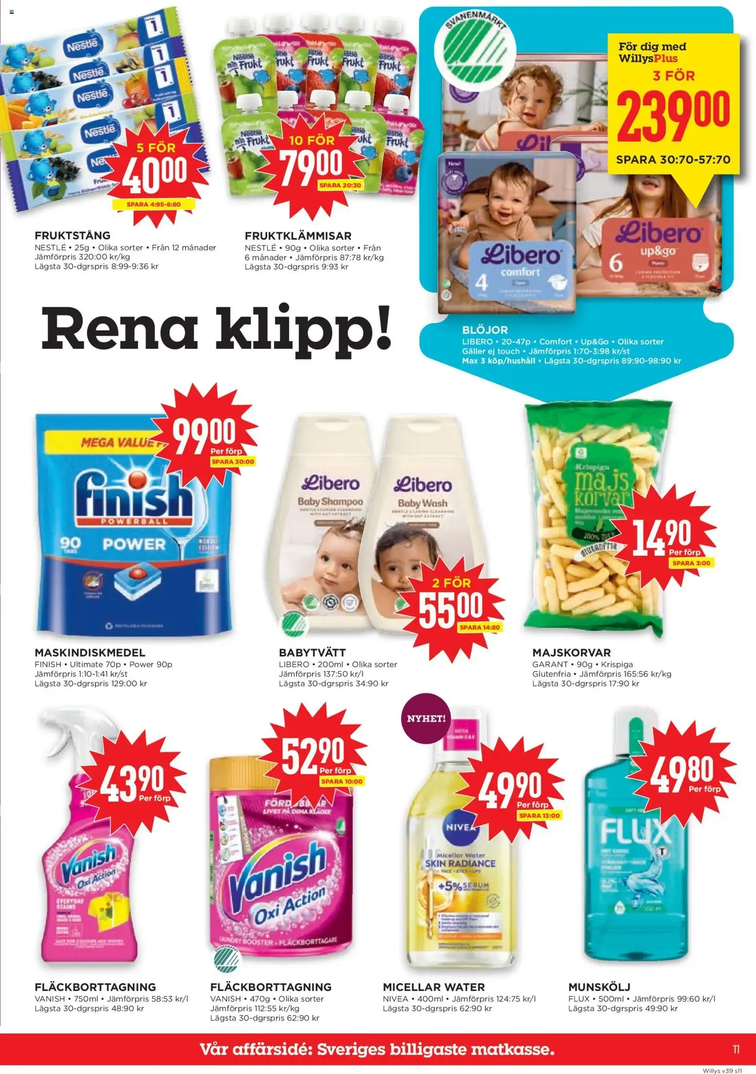 Willys erbjudanden från 21/09/2026 - 27/09/2026 > Reklamblad nuvarande rabatter från 21 september till 27 september 2026 - Reklamblad sidor 11