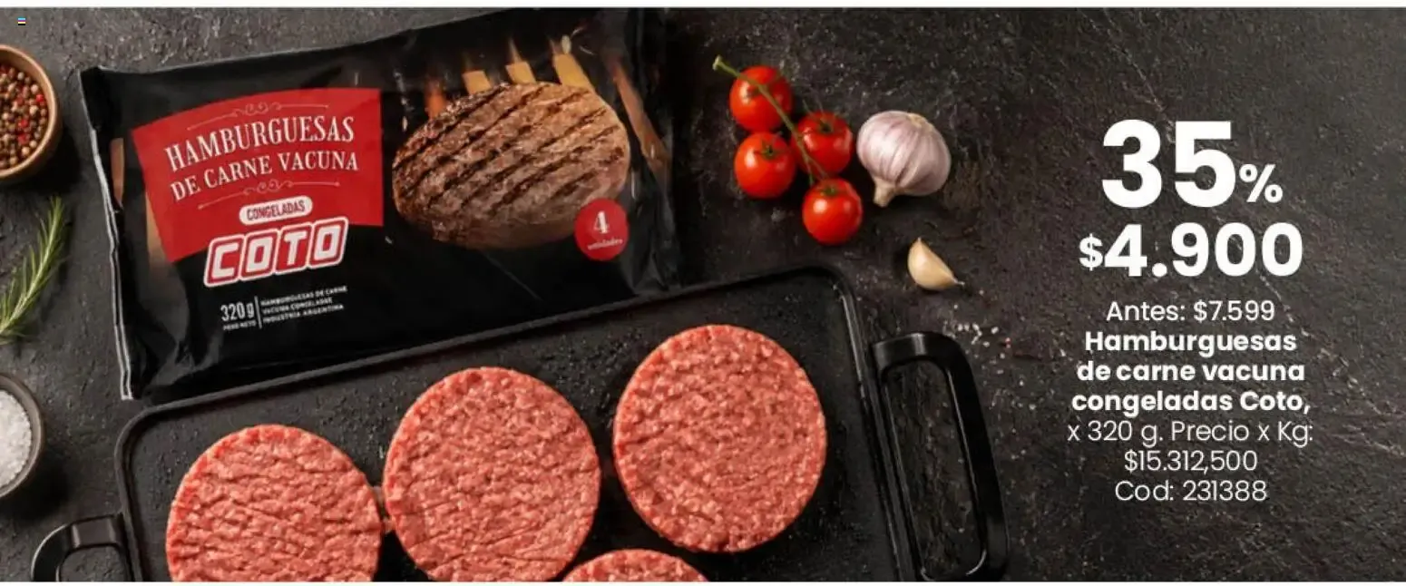 Ofertas de Coto - Carnes, verduras, pescadería, frescos y elaborados || del 22/06/2026 - 28/06/2026 || Descuentos 22 de junio al 28 de junio 2026 - Página 8 del catálogo